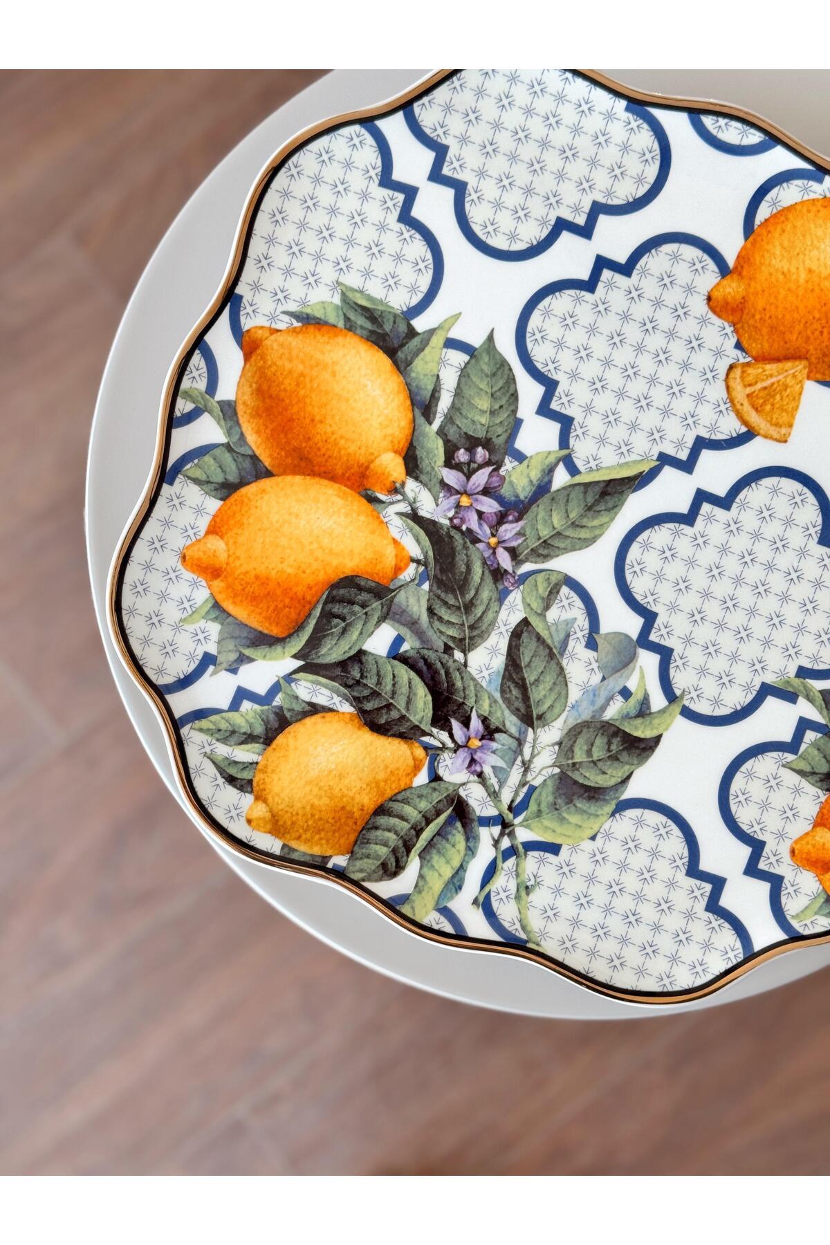 LAMEDORE-Lemons Series Cake -Cake Stand 30 cm 1Jyc-304 3