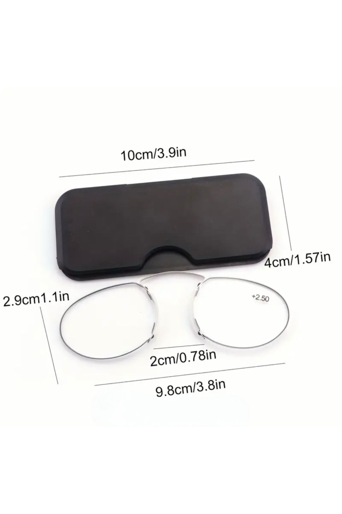 Holatec-(3.50 Number) Nose up Legless Glasses Mini Reading Glasses Fixed to the Phone 4