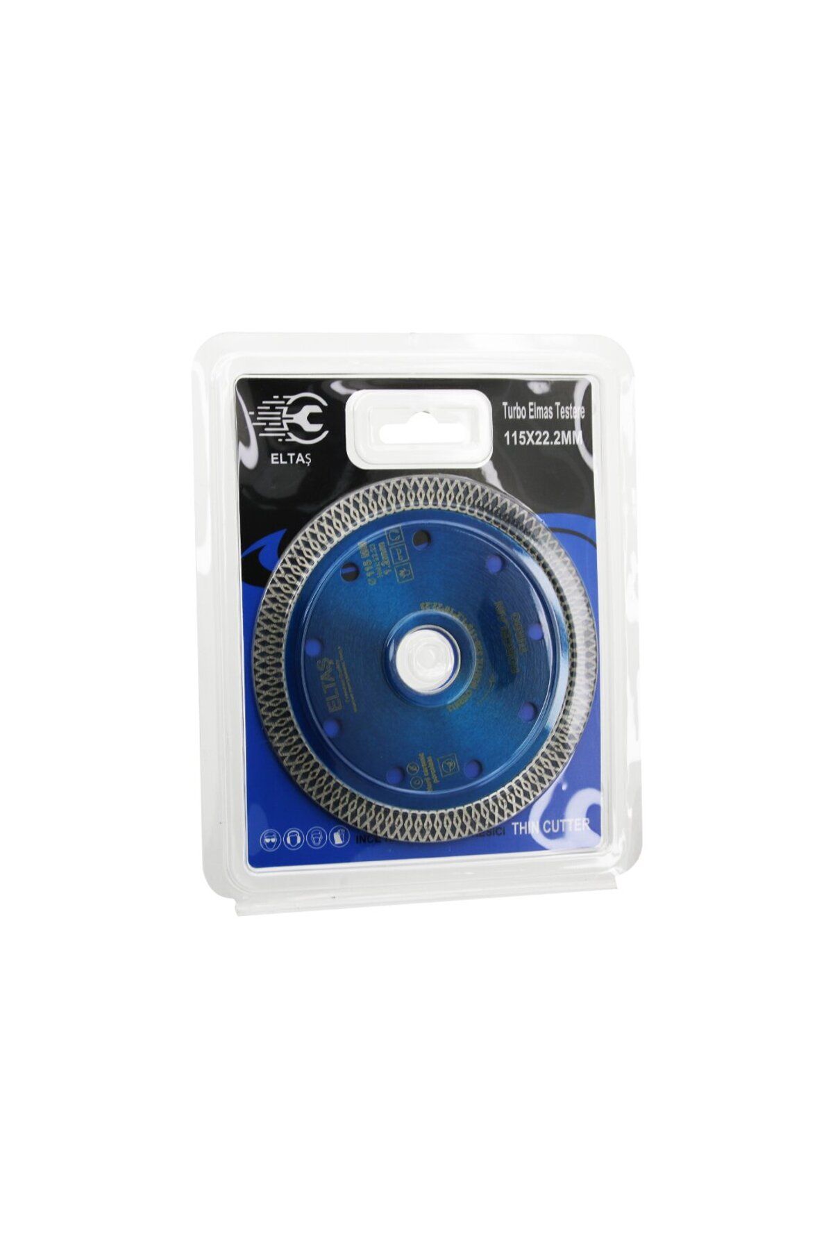 ALHAY TURBO ELMAS MERMER KESİCİ DİSK 115MMX22.2MM İNCE HASSAS TESTERE 1.2MM