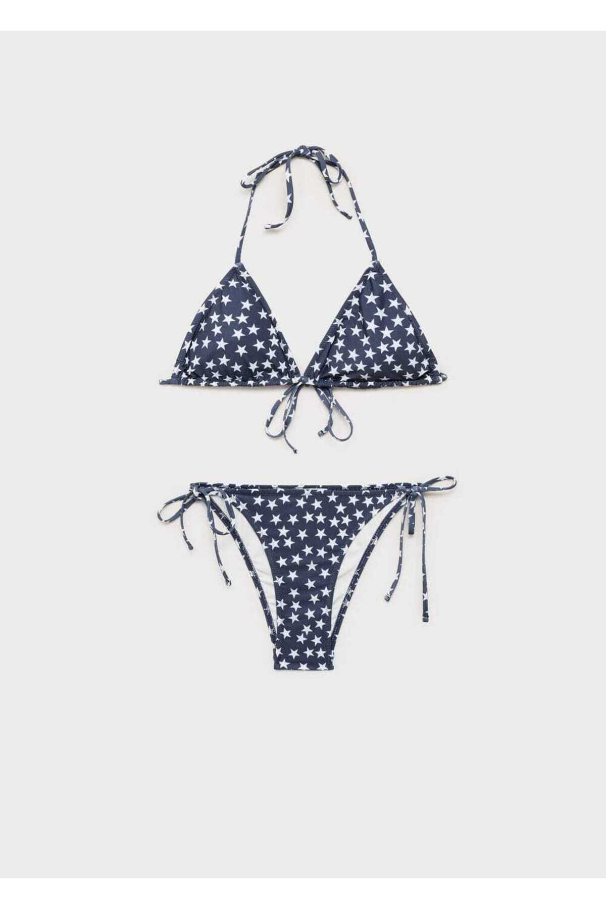 Yıldız desenli bikini
