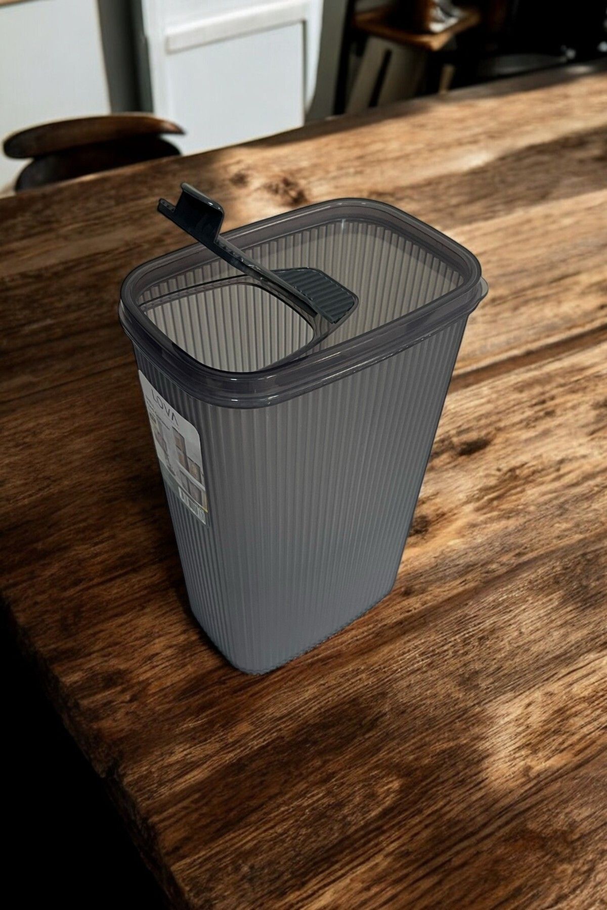 Hesaplı Kasa-Food Container 4 Lt - Anthracite, Large Size Storage Container 3
