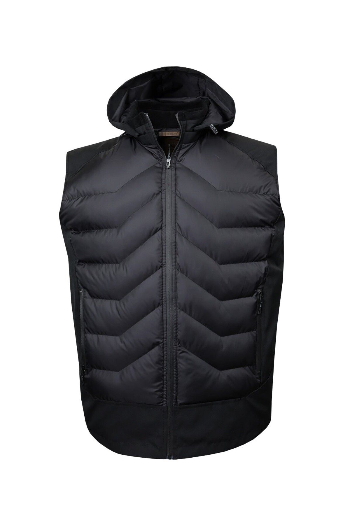 tambattal-Large Size Hooded Padded Memory Vest 1