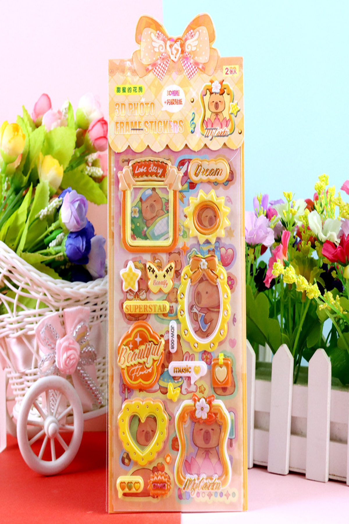 Bold Grup Capybara Kabartmalı 3D Puf Sticker - 1 Adet - - Fiyatı, Yorumları