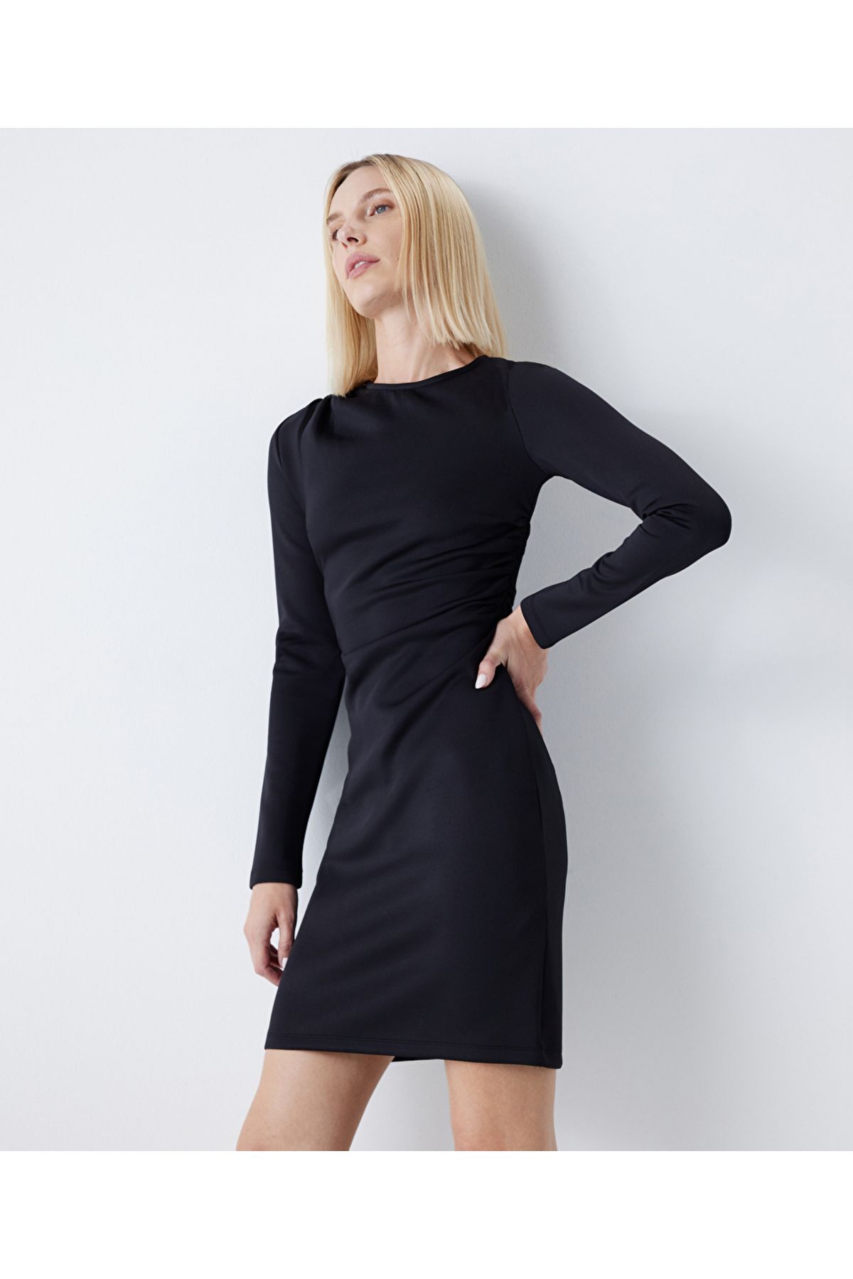 MISS IPEKYOL-Drapowana sukienka mini 2