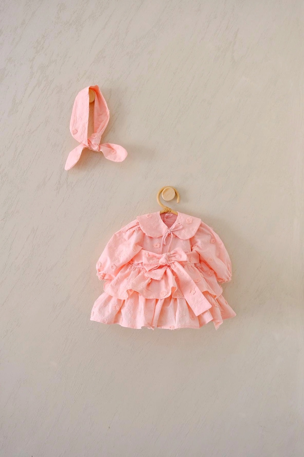Muukh store Daphne 3’lü Elbise Set | Bandana - Yakalık - Elbise