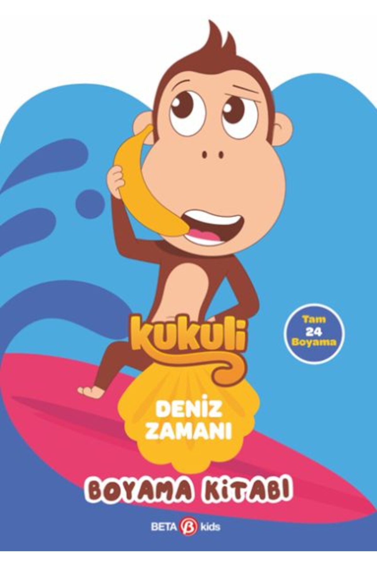 Türk Dil Kurumu Yayınları Kukuli Deniz Zamanı Boyama Kitabı