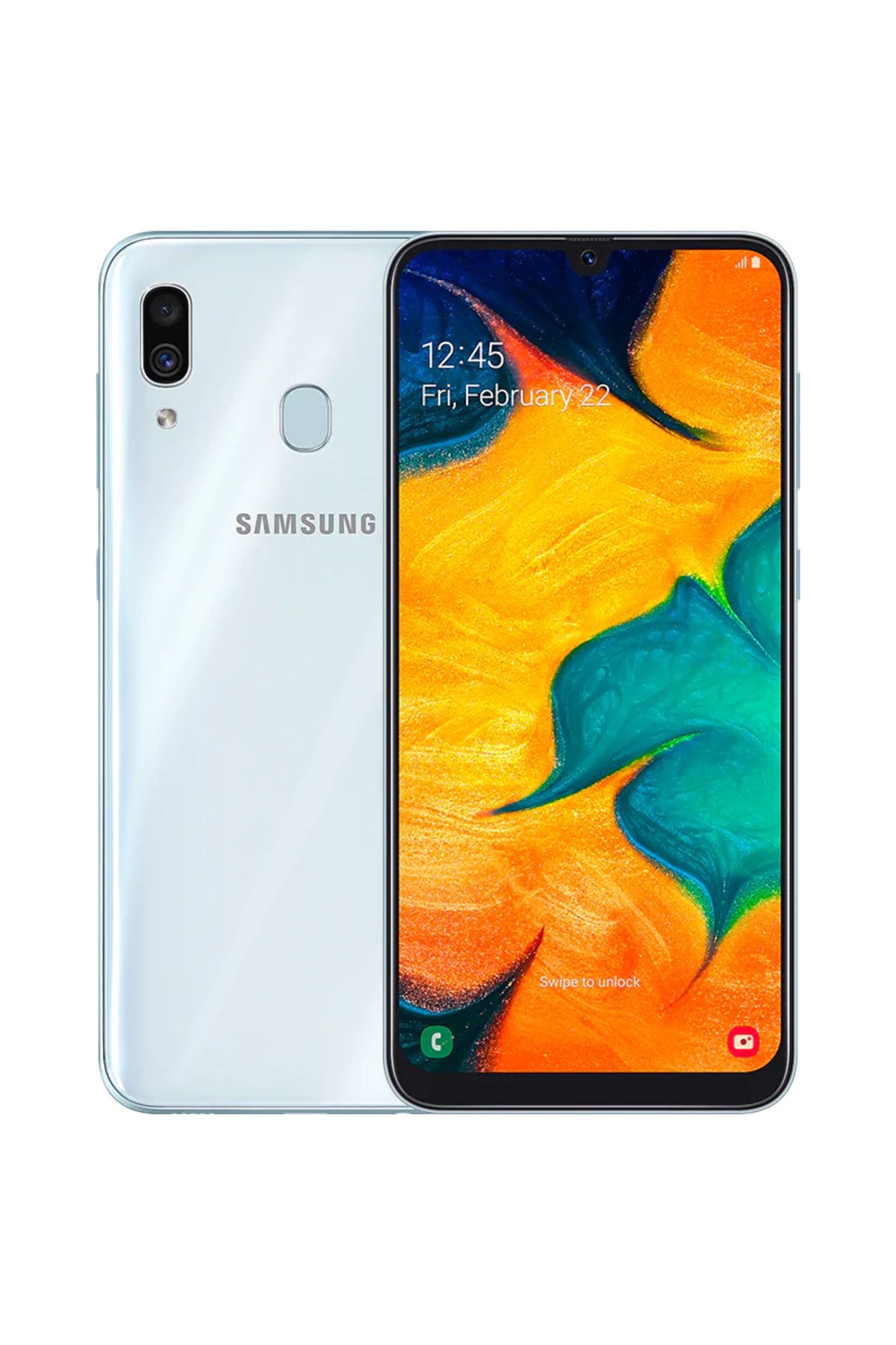 Samsung Yenilenmiş Samsung Galaxy A30 64 GB Beyaz Cep Telefonu (12 Ay Garantili) - B Kalite