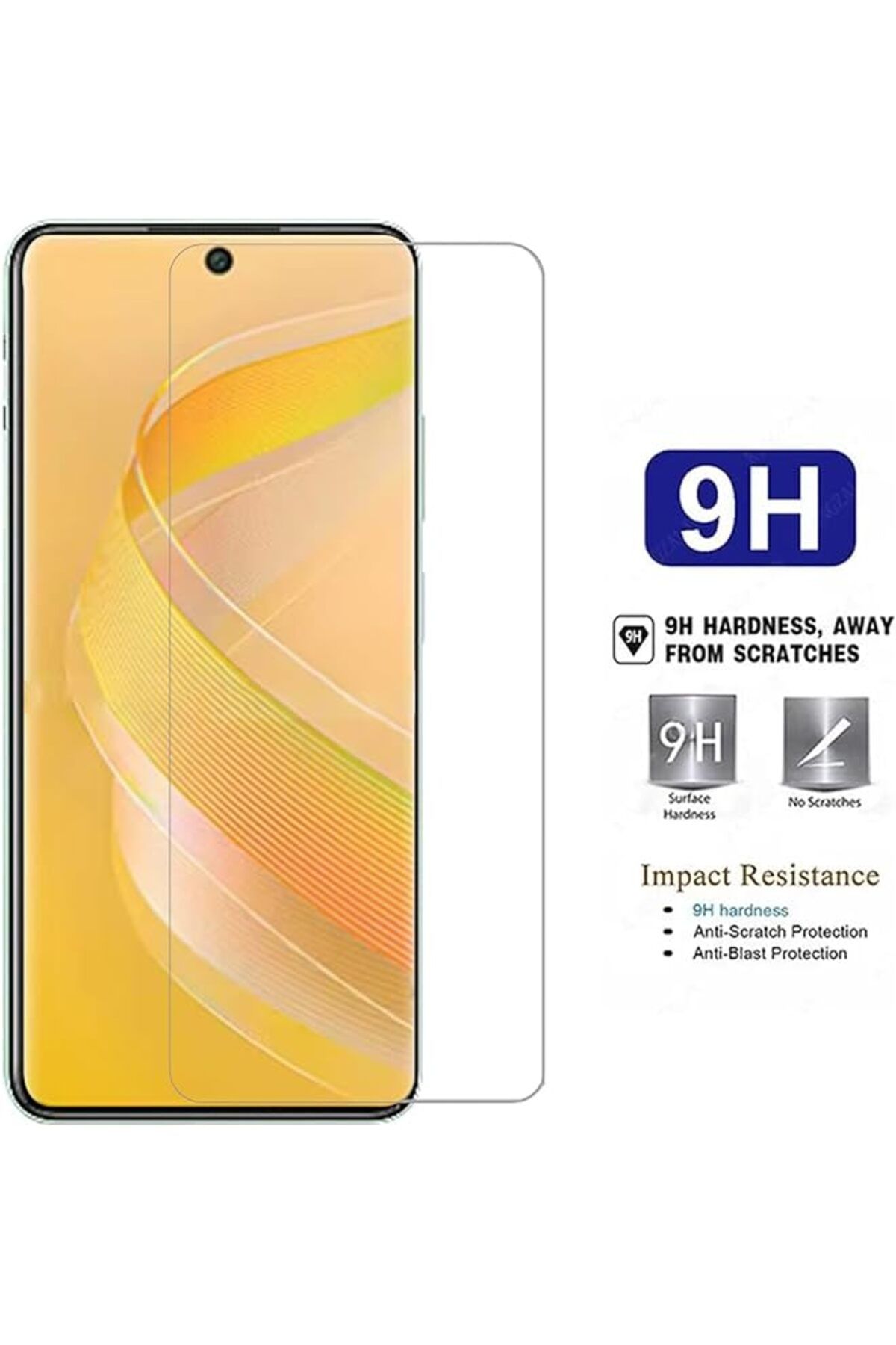 erorex-1+2 قطعة غطاء حماية وواقي شاشة متوافق مع هاتف Infinix Smart 8 مصنوع من الزجاج المقوى الناعم 6