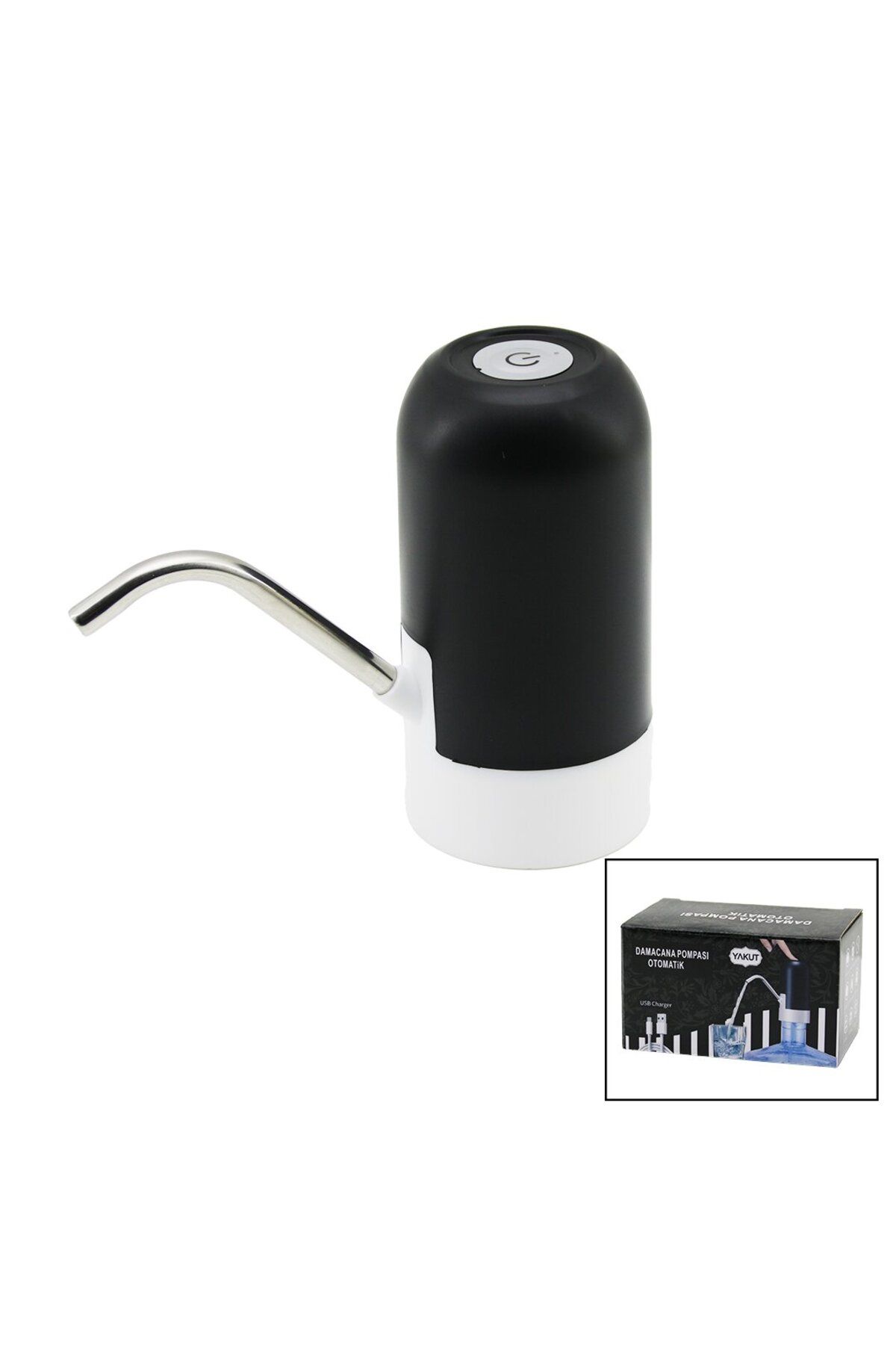 Mu Art Ahşap Usb Şarjli - Otomatikdamacana Su Pompasi Şarj Göstergeli - Dokunmatik Düğme 4w - 5v (5175)