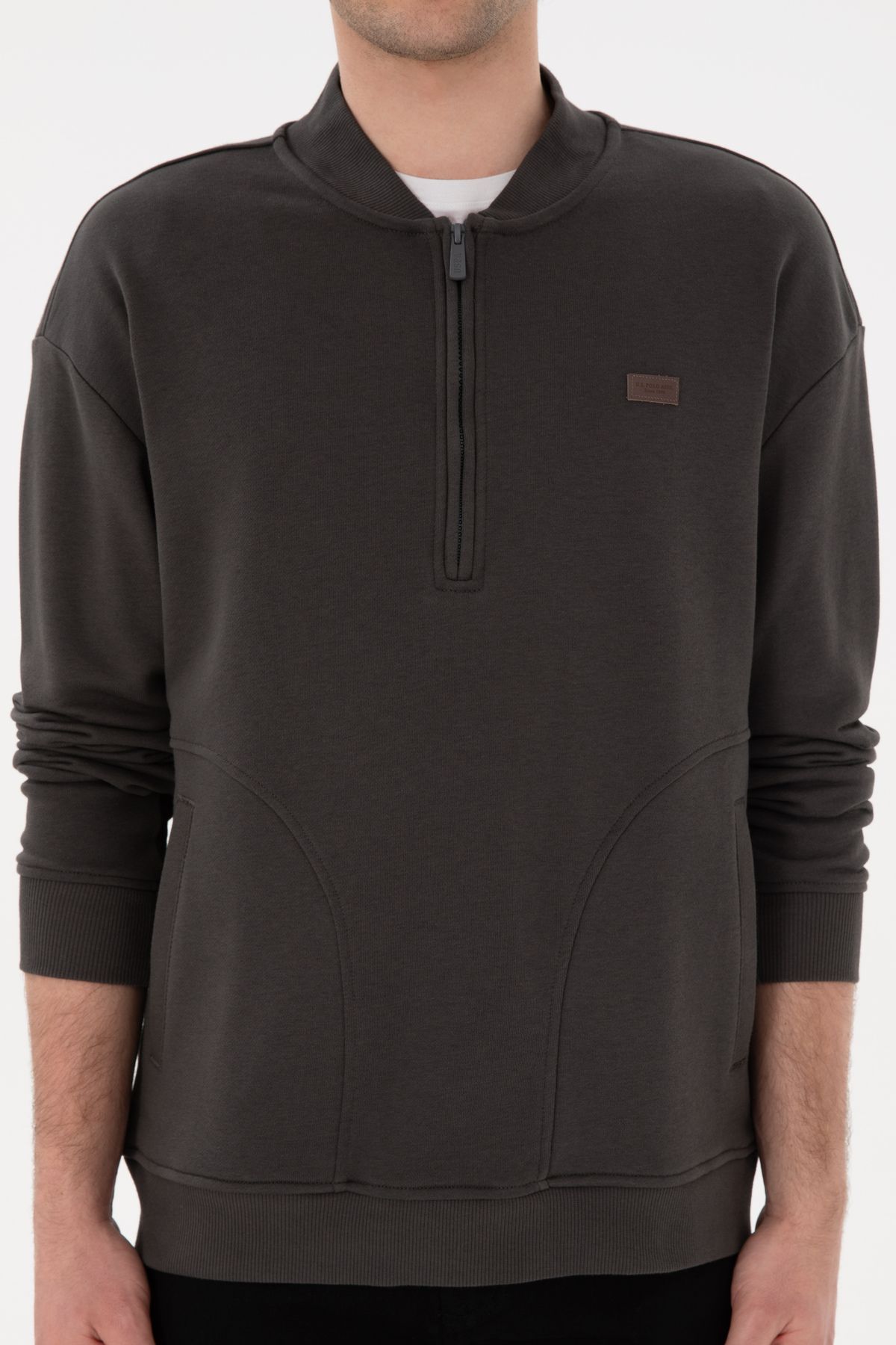 U.S. Polo Assn.-Men's Anthracite Sweatshirt 50293380 -Vr006 6