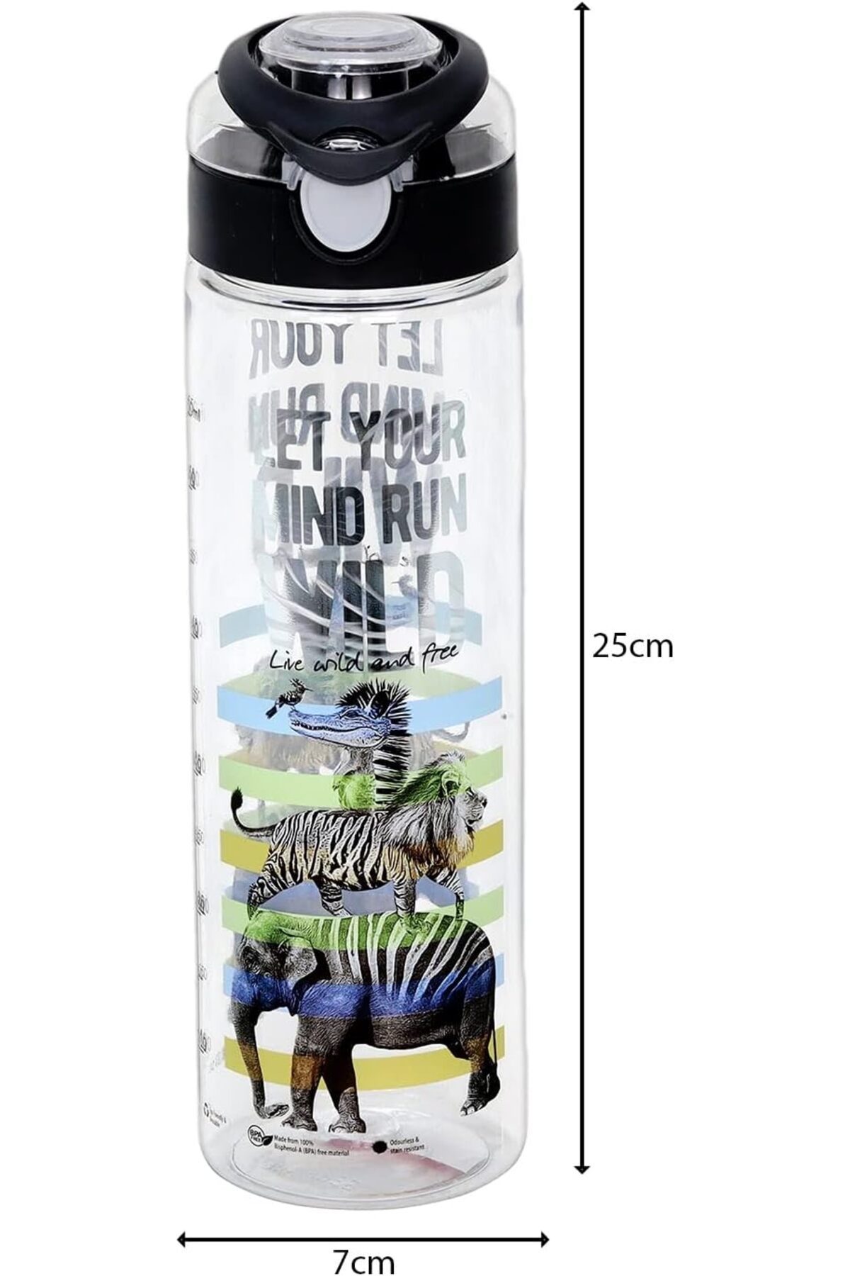 Winds Trading-Stylish 630ml Sports Water Bottle, Insulated, BPA-Free, Leak-Proof, Sweat-Free, Press Button, Pink 3