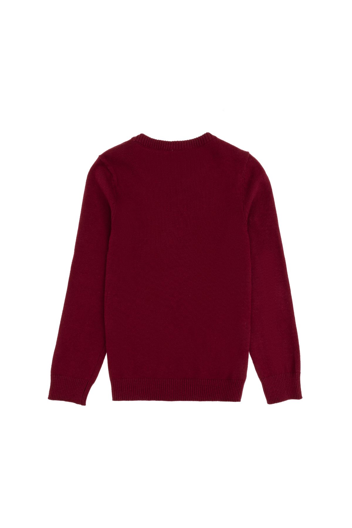 U.S. Polo Assn.-Boy's Burgundy Basic Sweater 50288893 -Vr014 2