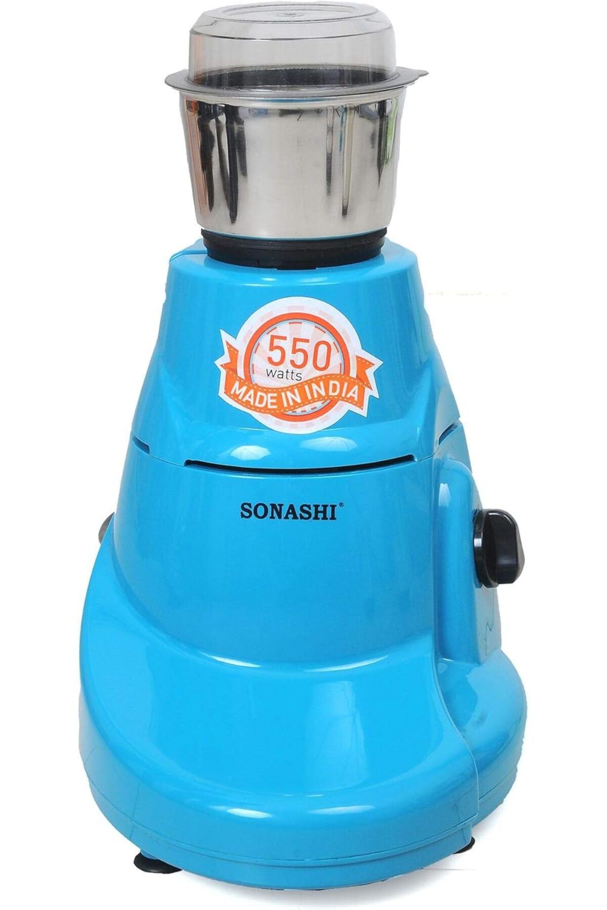 sonashi-SB-150SS 3-in-1 Mixer Grinder [Sky Blue] 550W, 3 Speed, 3 Stainless Steel Jars 2