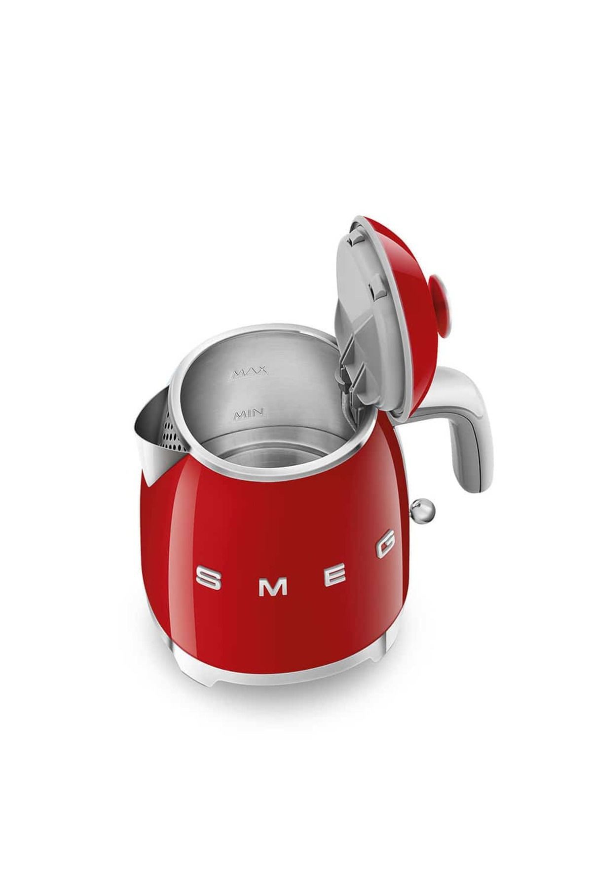 SMEG-50's Style Retro Mini Kettle 0.8 Litre, Red 5