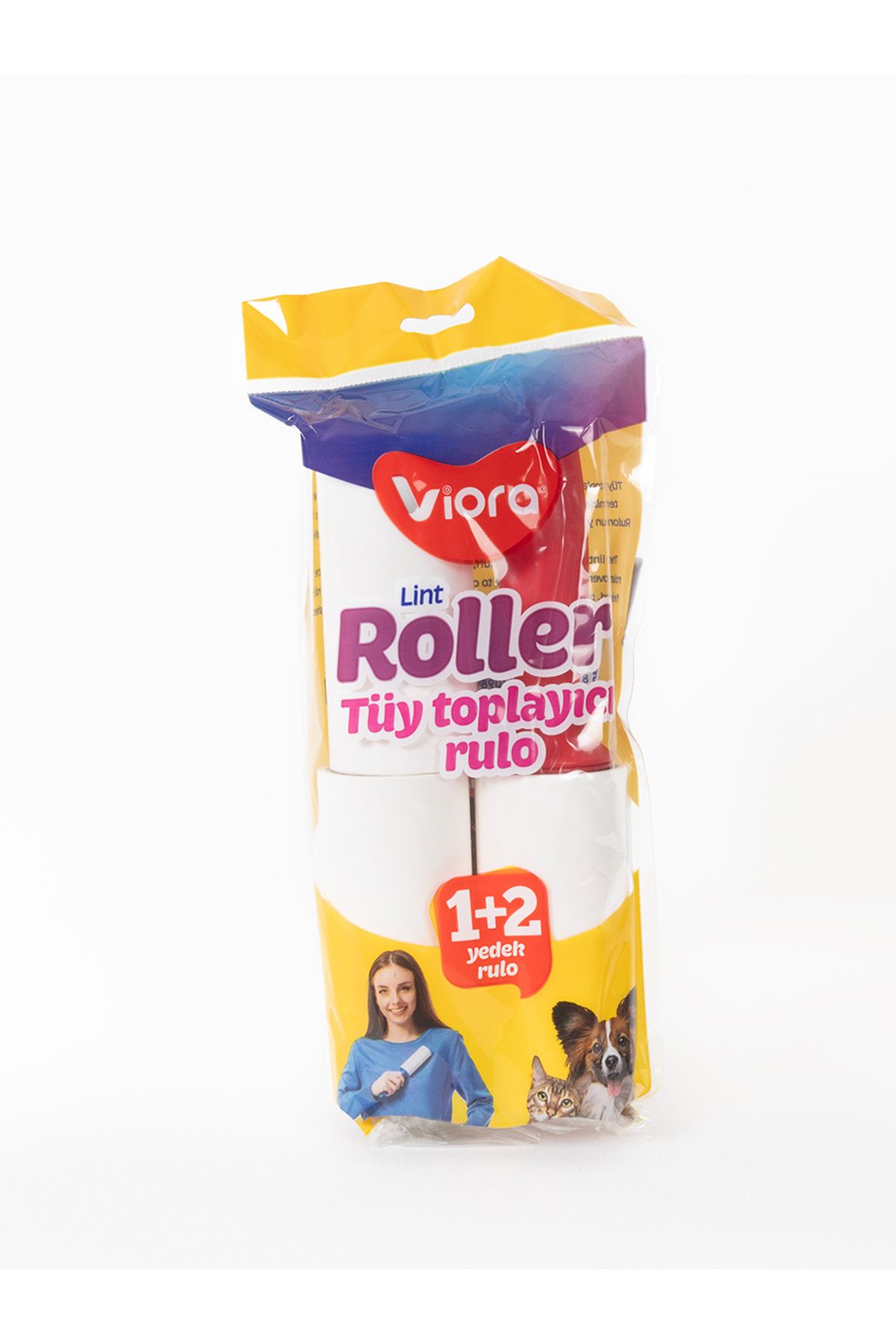 viora-Lint Roller / Lint Collector Roller (1+2) 2