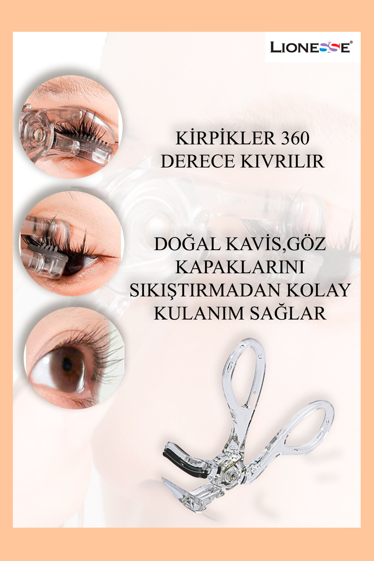 Kirpik Kıvırıcı 802-Karbon Hammadde I Uzun Ömürlü Kullanım I Kırılmaz — سفید — تصویر 6 از 6