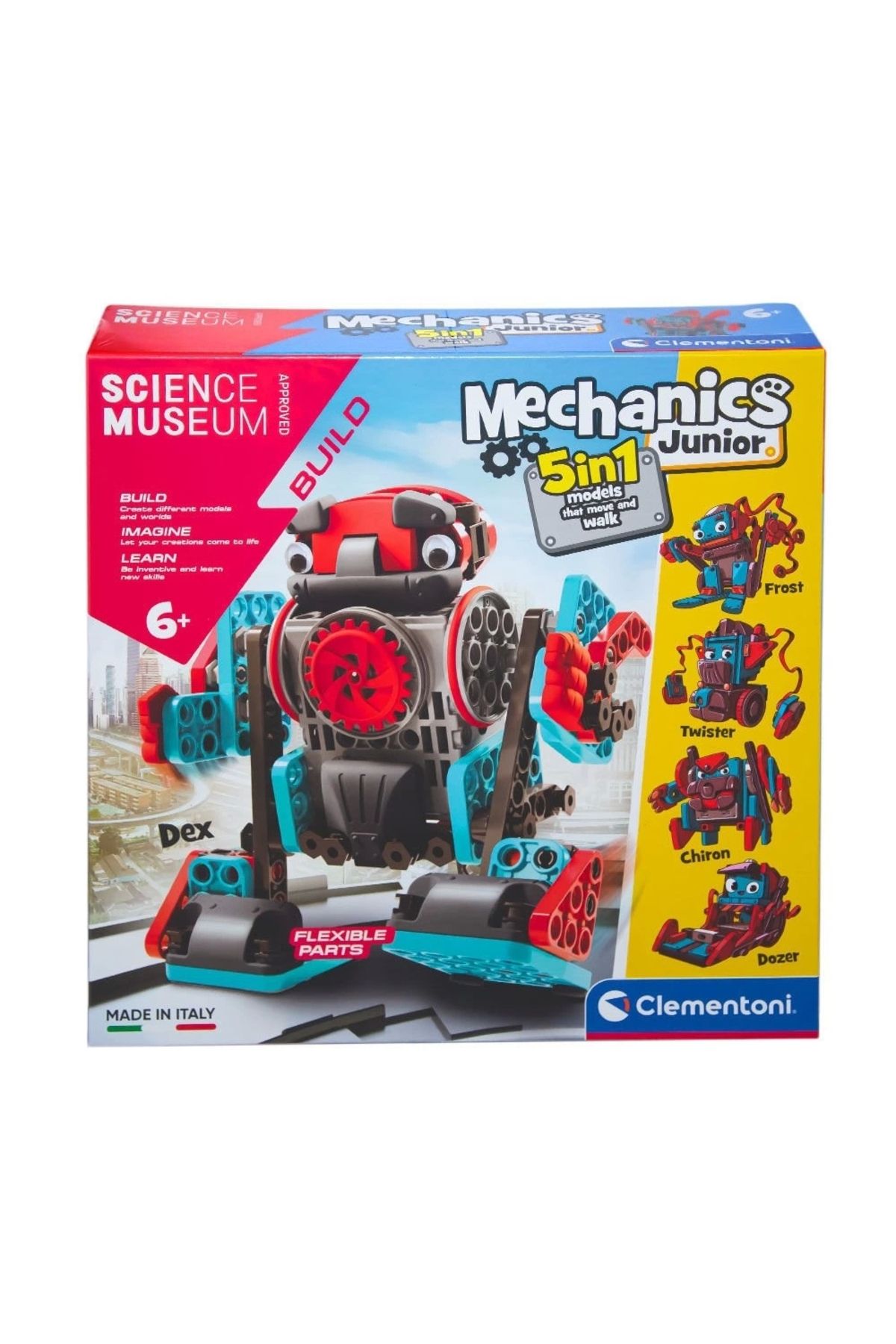 GLIMMERY 61360TR Mechanics Junior Hareketli Robotlar 5in1 +6 yaş