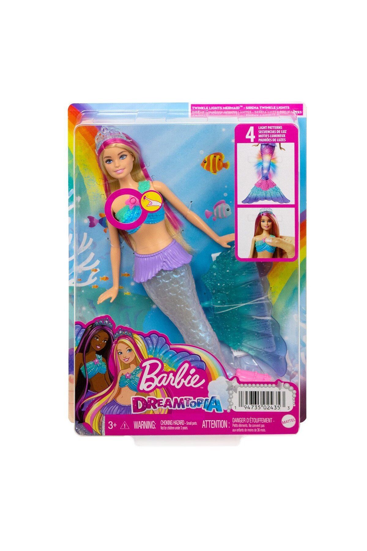 NillyToys HDJ36 Barbie, Işıltılı Deniz Kızı, Dreamtopia Hayaller Ülkesi