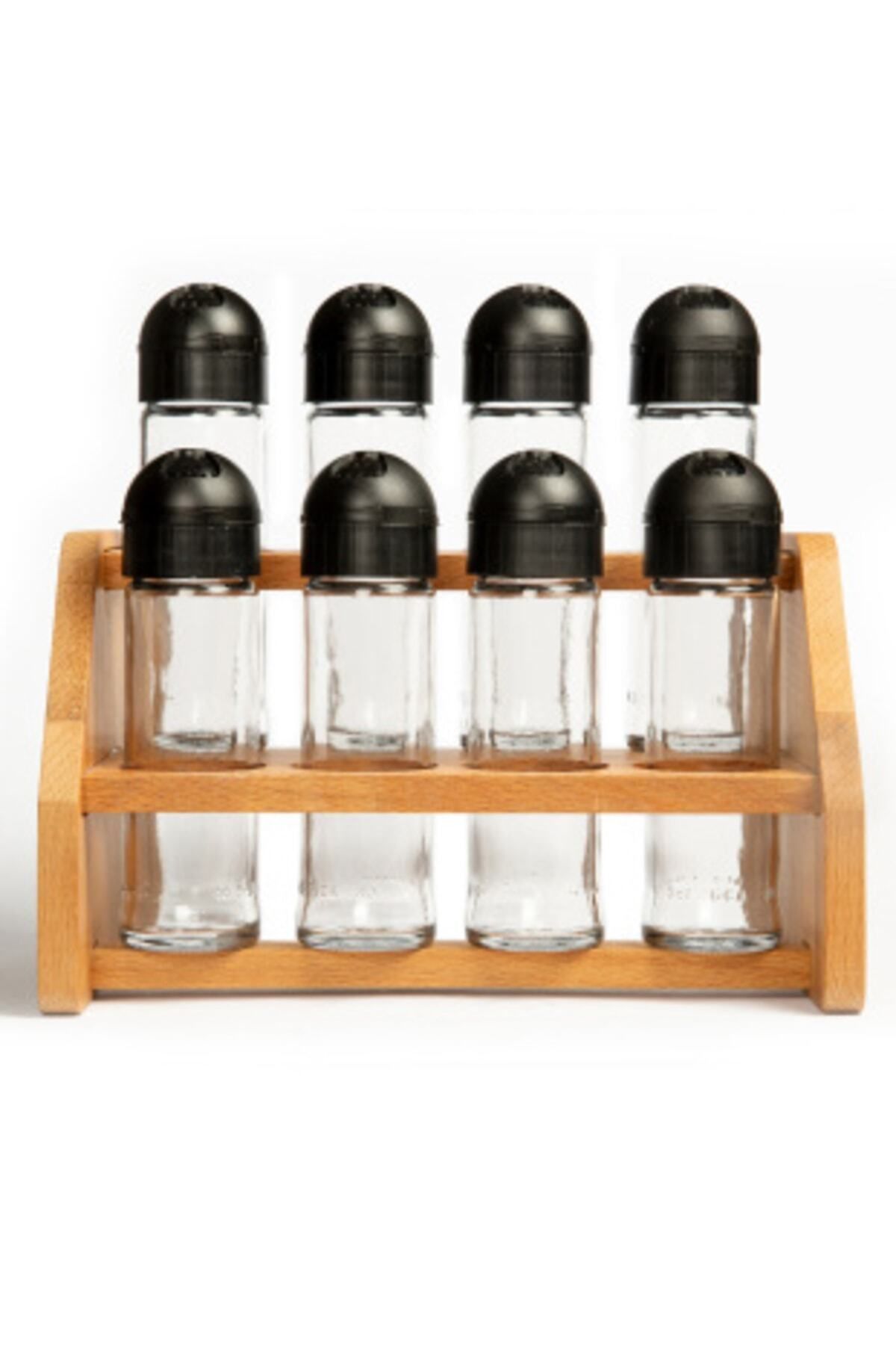 JOY KİTCHEN-Monroe 8-Piece Spice Jar Set with Black Cover 4