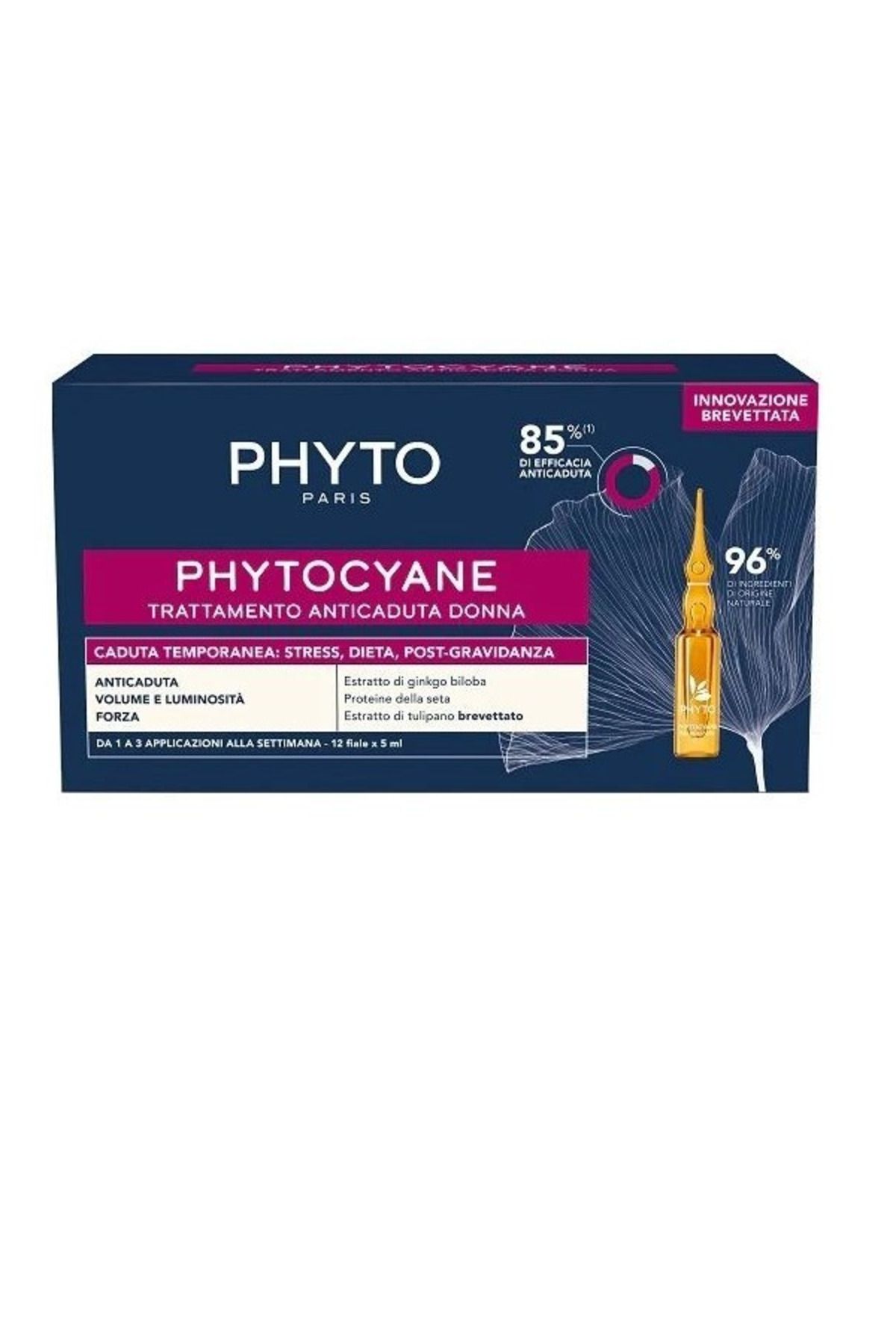 Phyto-Phytocyane Women’s Hair Loss Treatment for Temporary Hair Loss 12V 1