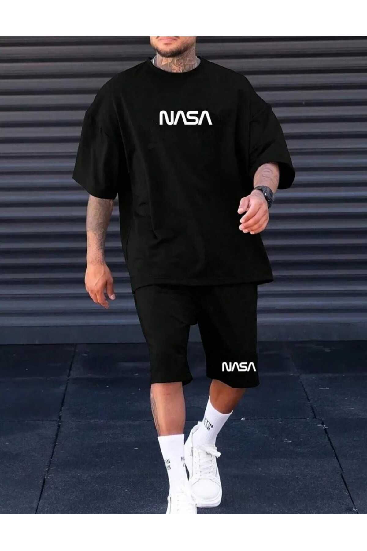 Gutsy-Nasa Printed T-Shirt & Shorts, for Women and Men 1