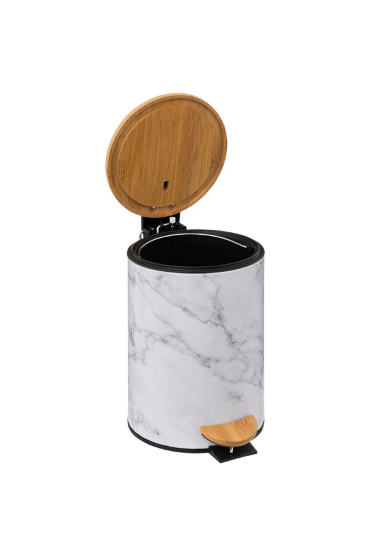 Five Simply Smart-Lea Marble Effect Glossy Pedal Bin 3Liter 2