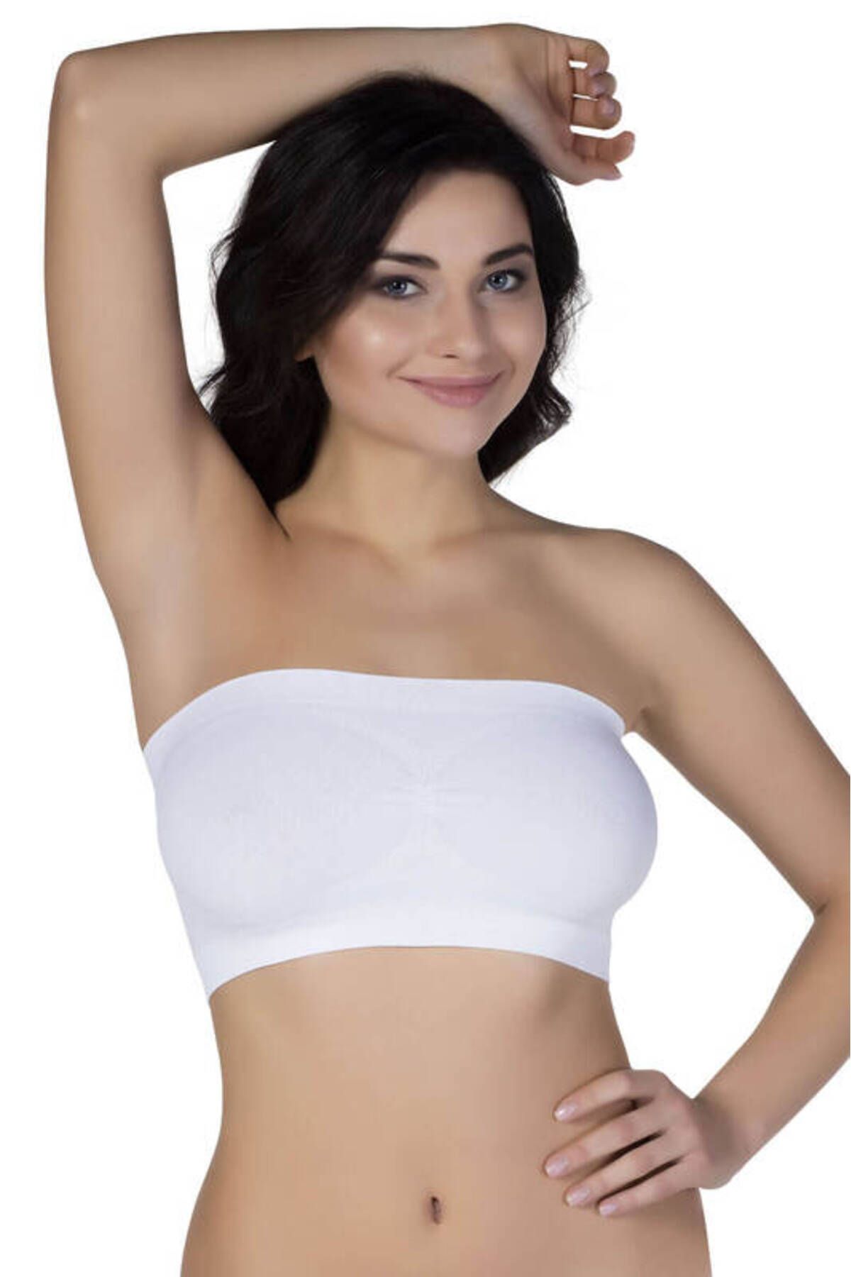SheyMa Giyim SheyMa stl Dikişsiz Pedli Bondeo Straplez Sütyen 5313