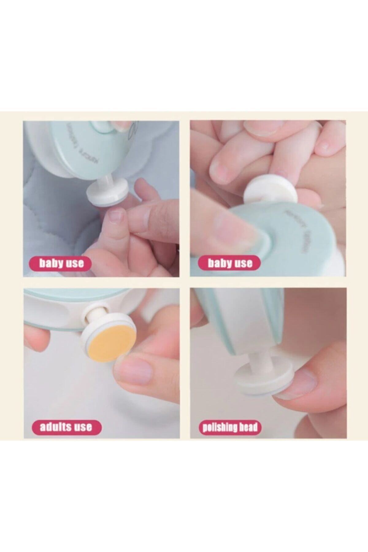 LOVYCO Sessiz Otomatik Bebek Tırnak Törpüsü - 6 Başlıklı Yenidoğan Manikür Seti fotoğrafı 5 (önizleme)