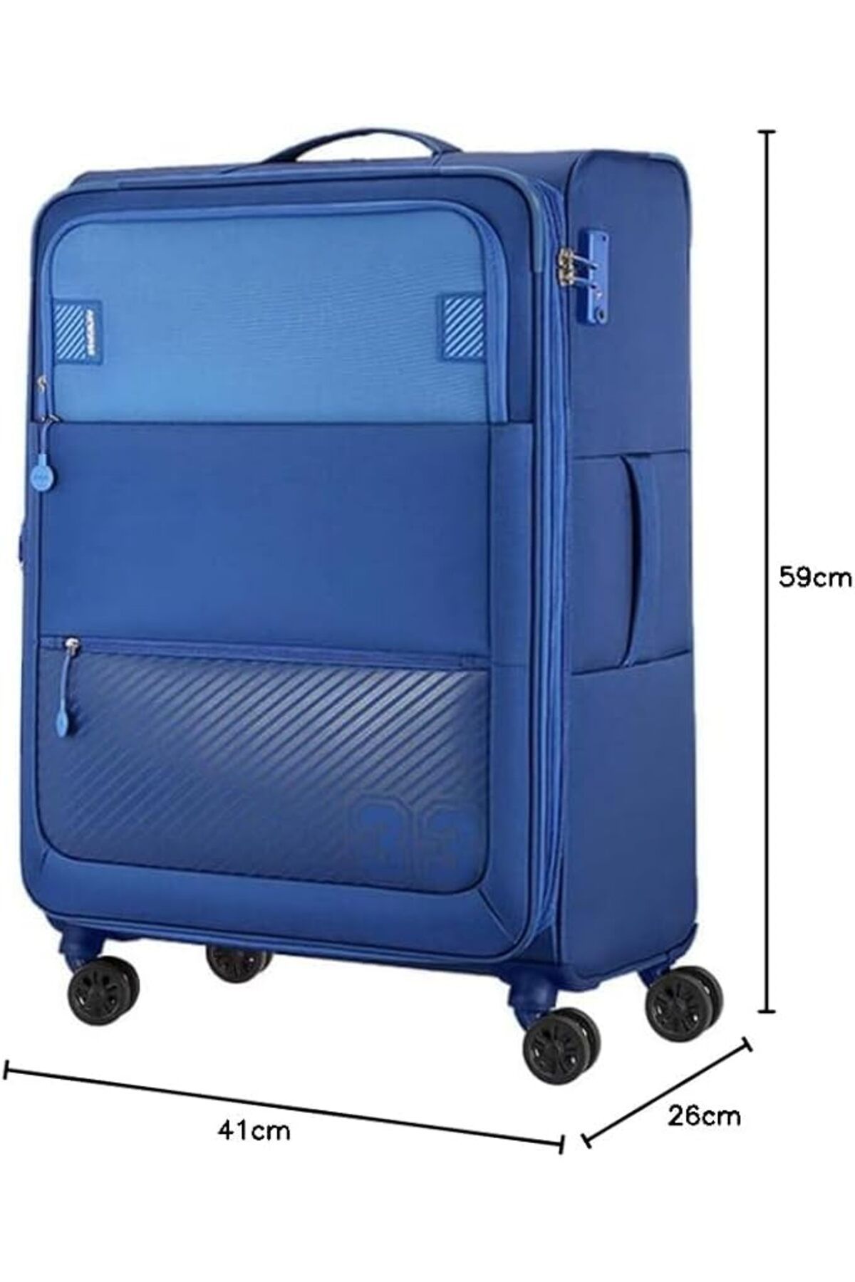 American Tourister-MAJORIS+ SPINNER 59 CM TSA BLUE 7