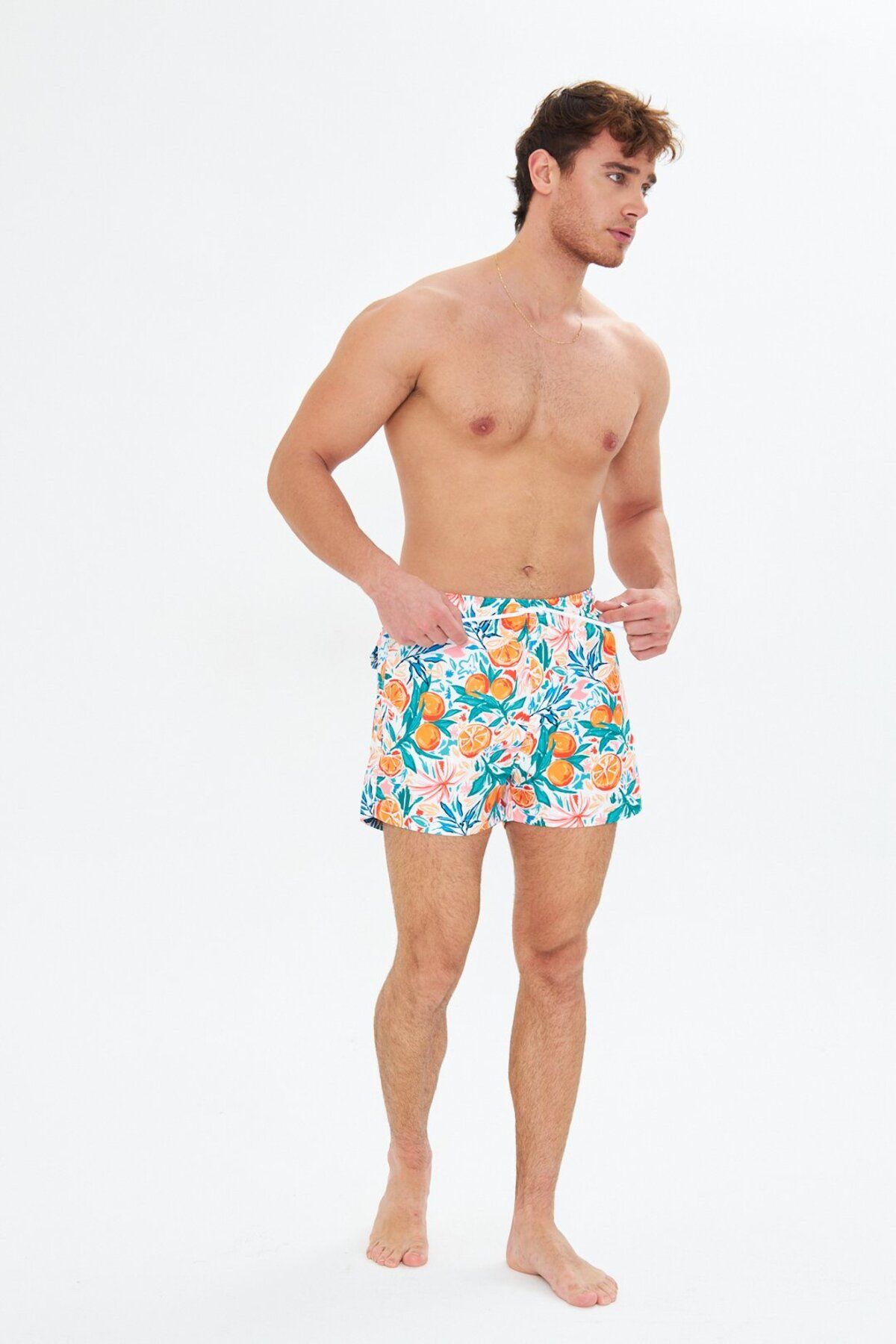 Whitefin-Men's Antalya Swim Shorts 5