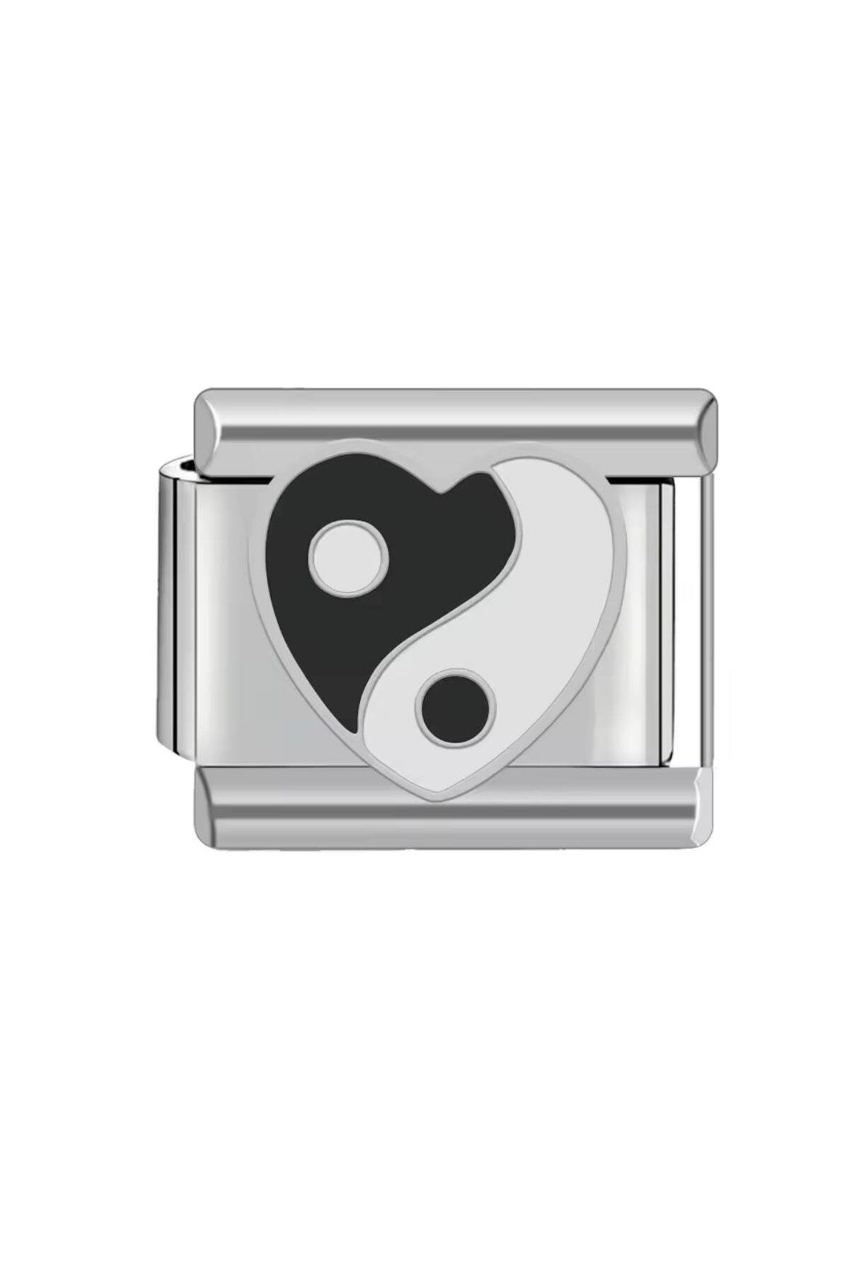 Modadiro-Ying Yang Heart Charm 1