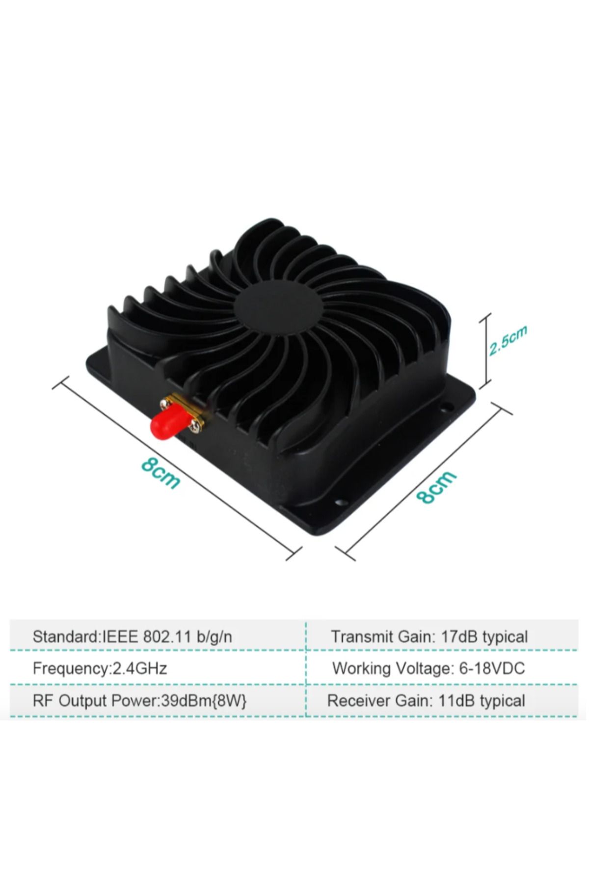 Choice-Eu plug EDUP 8W WiFi Booster 2.4GHz Wifi Power Signal Amplifier Router Range Extend Wireless Remote 5