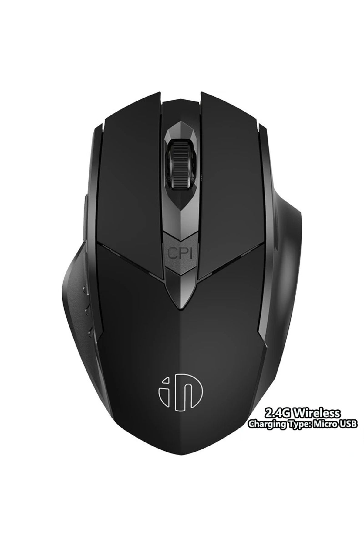 INPHIC-wireless-Black Bluetooth Compatible Mouse Rechargeable 2.4G INPHIC Wireless Mouse Office Mute Suppor 1
