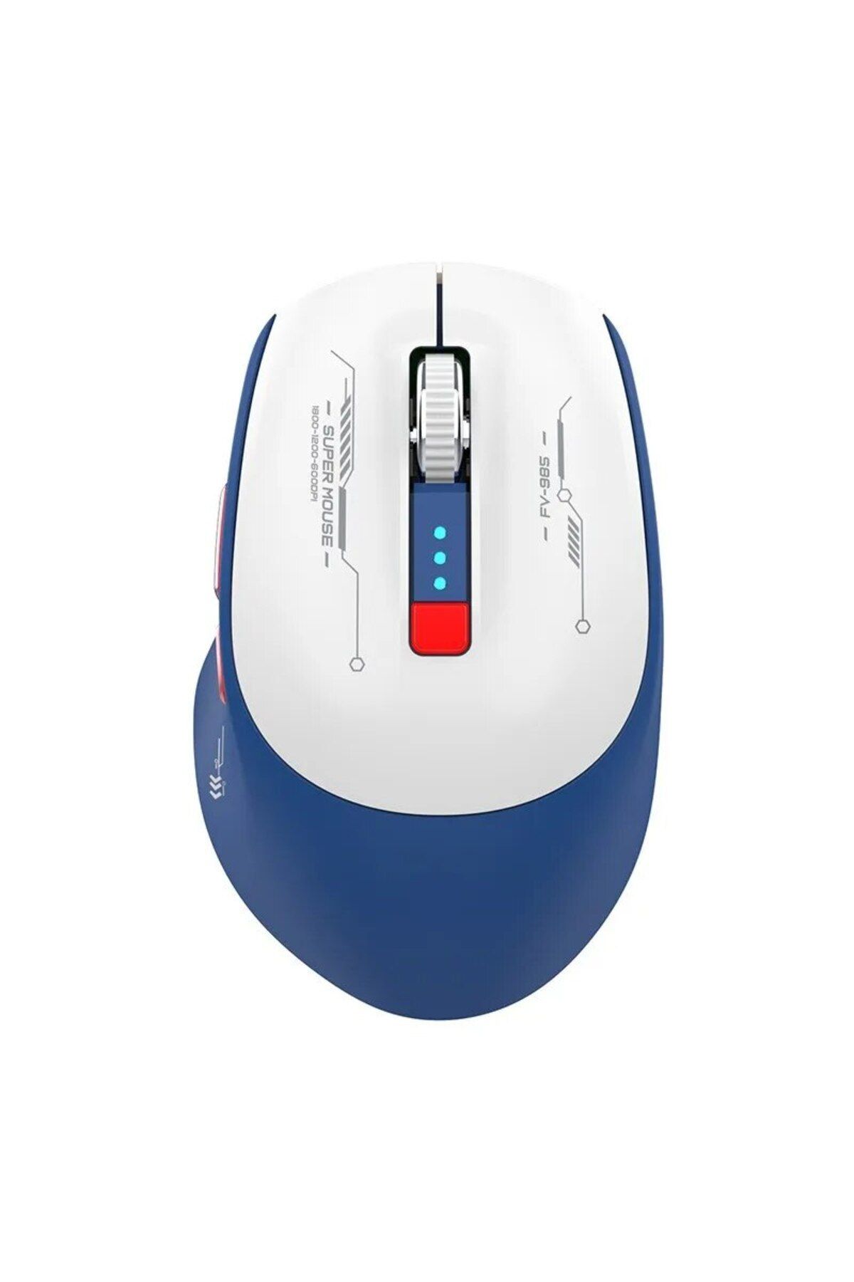 Choice-Blue ITLY W2 6D Game Tablet Phone Computer Bluetooth Wireless Mouse Charging Luminous 2.4G USB Wirel 1