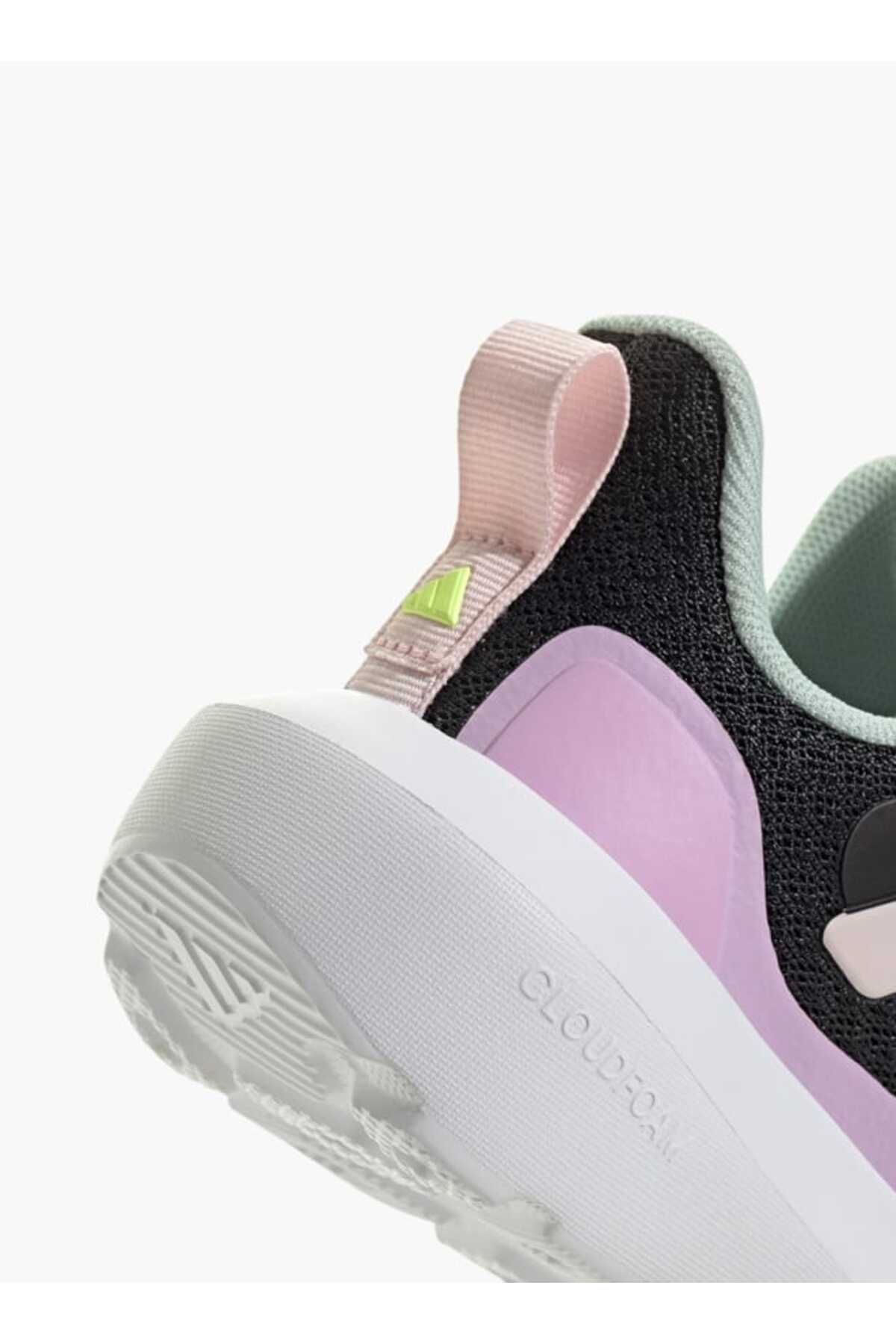 adidas-Girls' Colourblock Sports Shoes with Hook and Loop Closure - FortaRun 3 0 EL C 3
