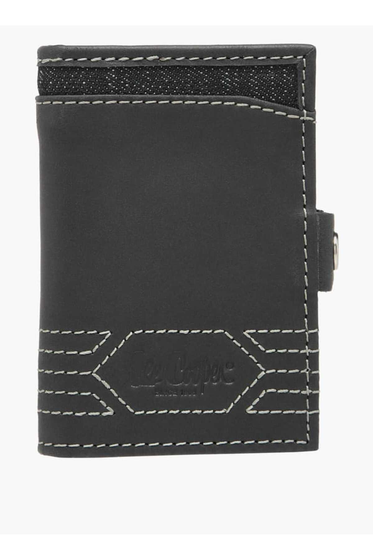 Lee Cooper-Stitch Detail Bi-Fold Cardholder 1