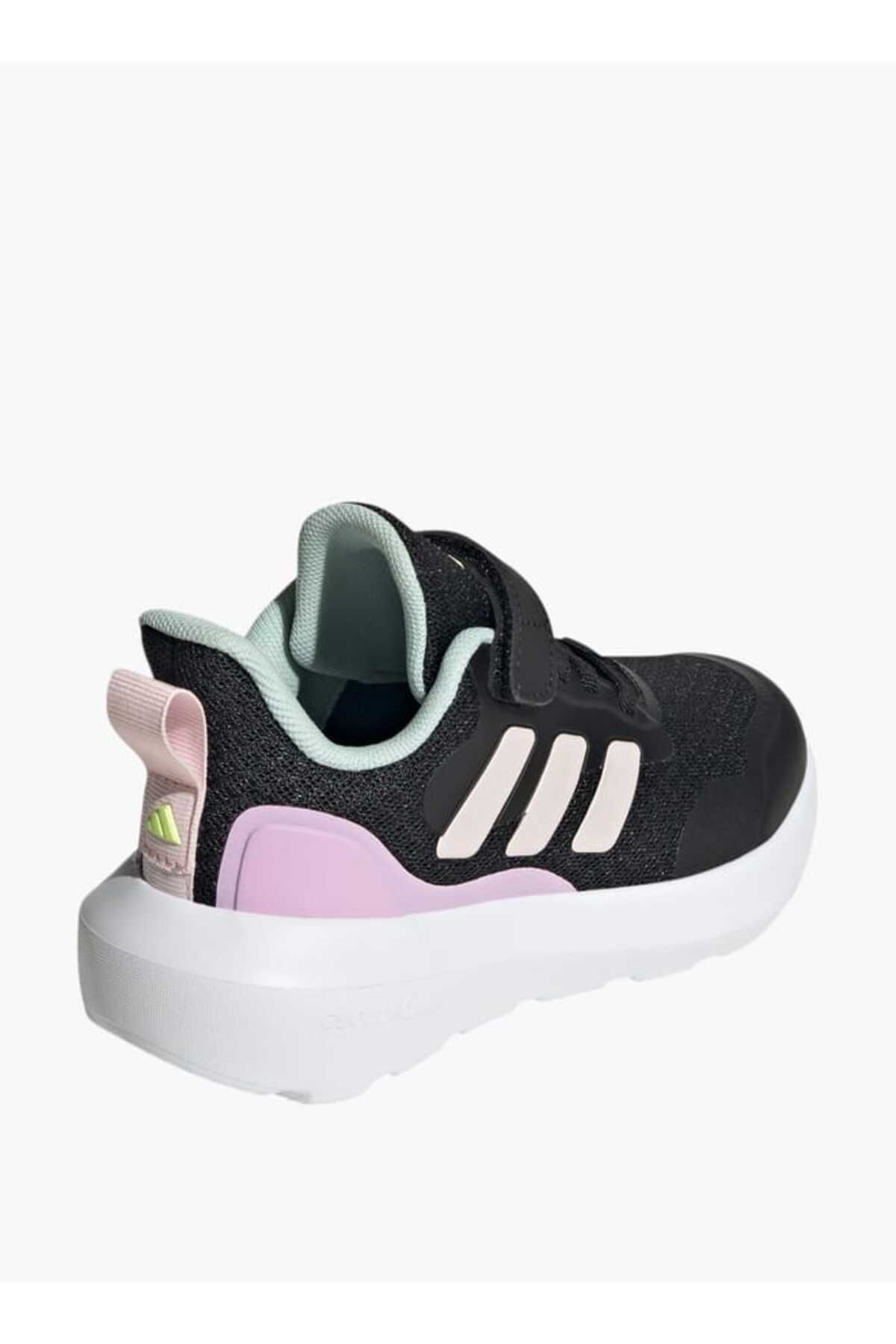 adidas-Girls' Colourblock Sports Shoes with Hook and Loop Closure - FortaRun 3 0 EL C 7
