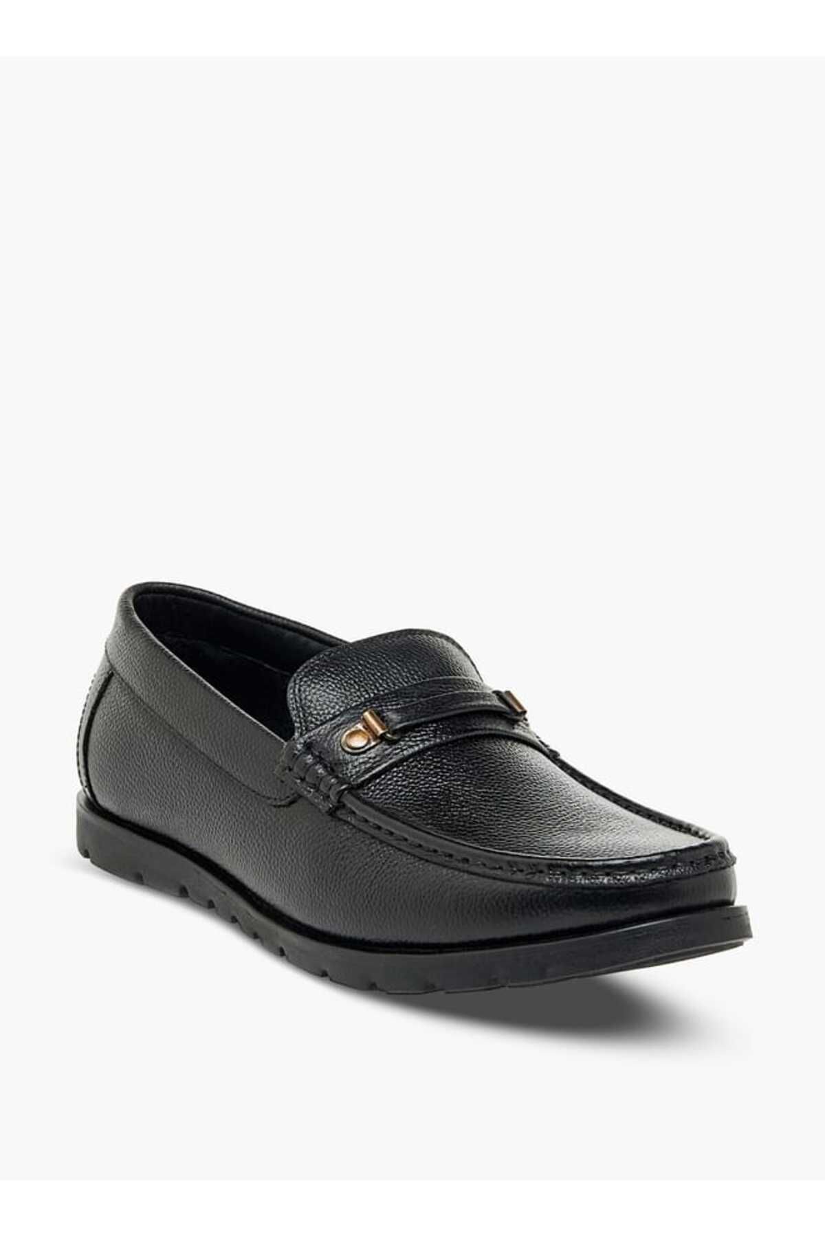 LBL by Shoexpress-LBL by Shoexpress Textured Slip-On Loafers 2