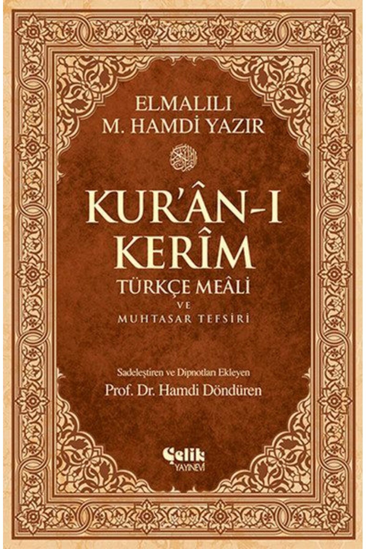Çelik Yayınevi Kuranı Kerim Türkçe Meali ve Muhtasar Tefsiri Orta Boy