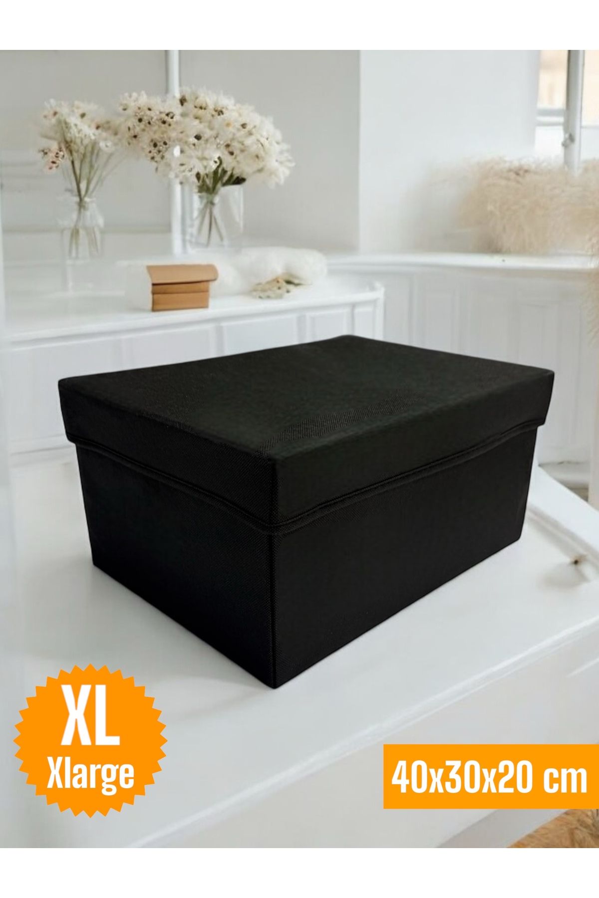 Balkan Room-3 Pcs Clamshell Cabinet Organizer Box Multipurpose Storage Box Xlarge 40X30X20 cm 4