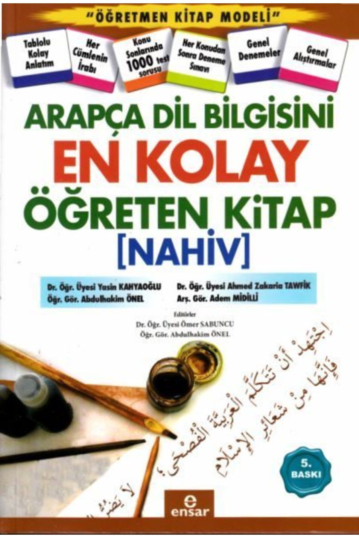 Ensar Neşriyat Arapça Dilbilgisini En Kolay Öğreten Kitap Nahiv