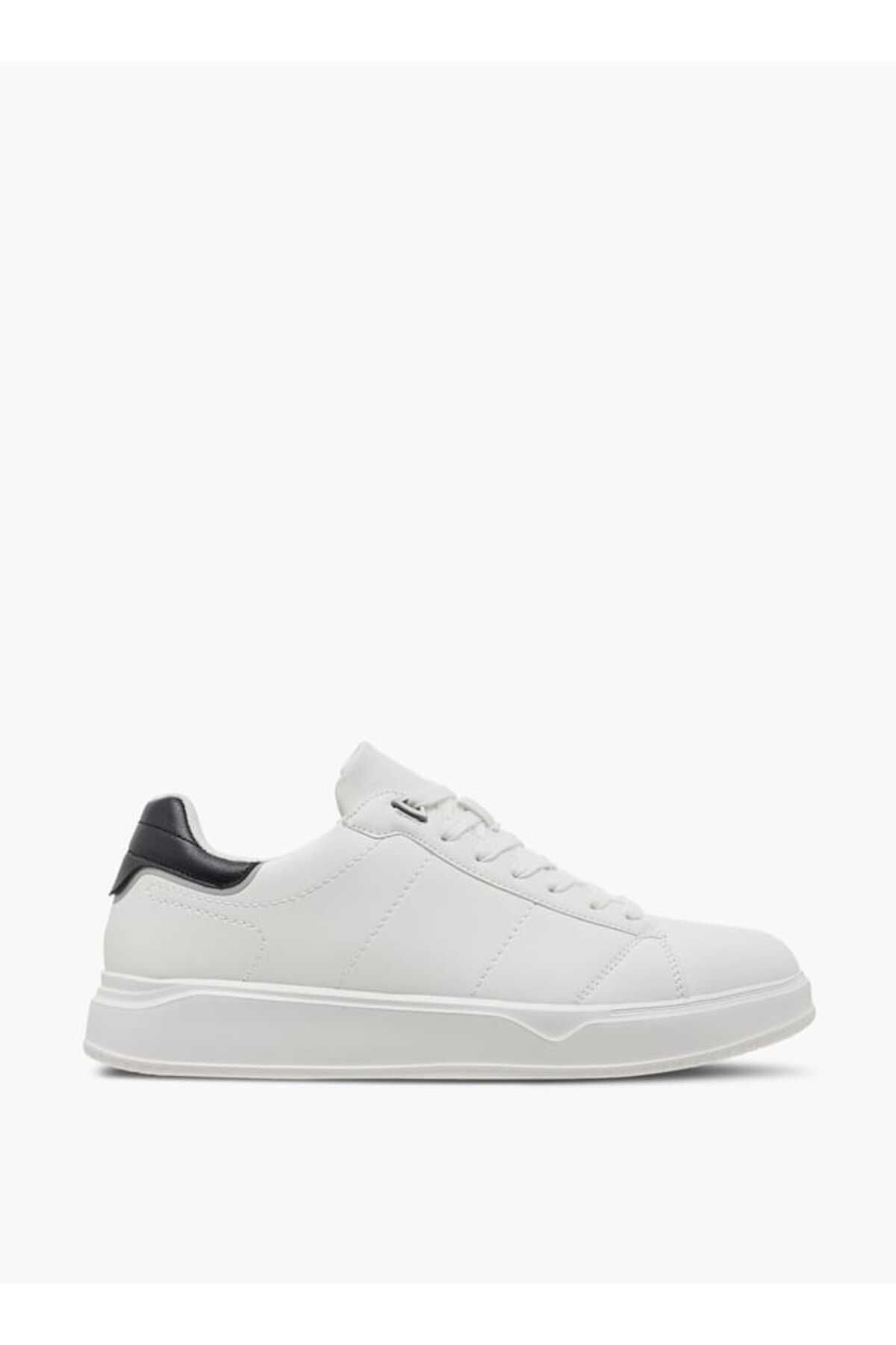 LBL by Shoexpress-LBL by Shoexpress Solid Ankle Sneakers with Lace-Up Closure 3