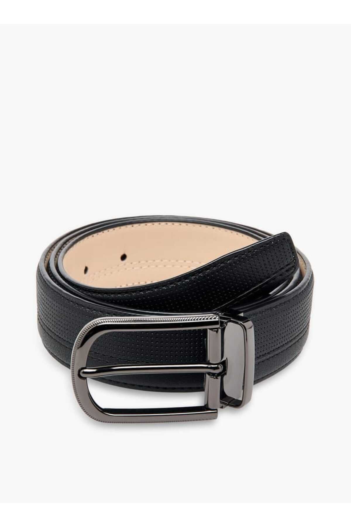 LBL by Shoexpress-LBL by Shoexpress Textured Belt with Pin Buckle Closure 2