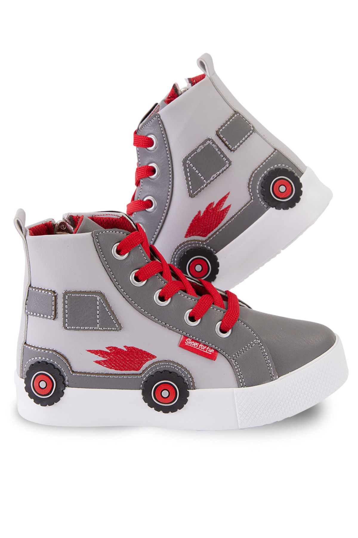 Denokids Samochodowe Chłopięce Szare Trampki Buty Sportowe Mężczyzna - 29