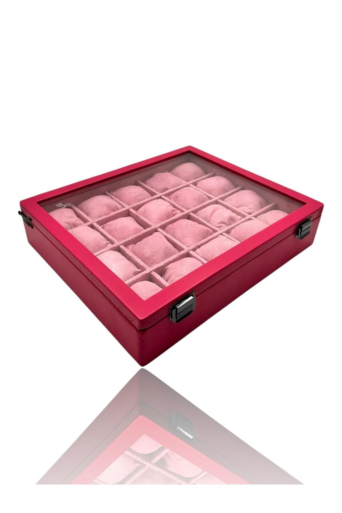 Dijital Çarşı-Pink Diji 20Pcs Watch Box and Bag 6