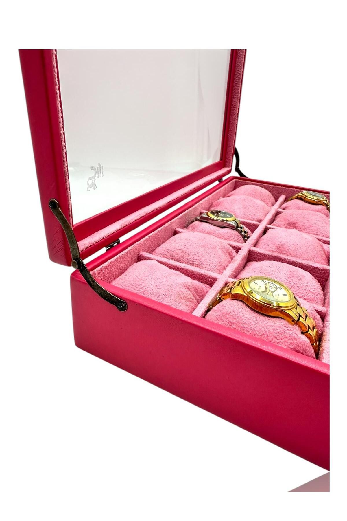 Dijital Çarşı-Pink Diji 20Pcs Watch Box and Bag 4