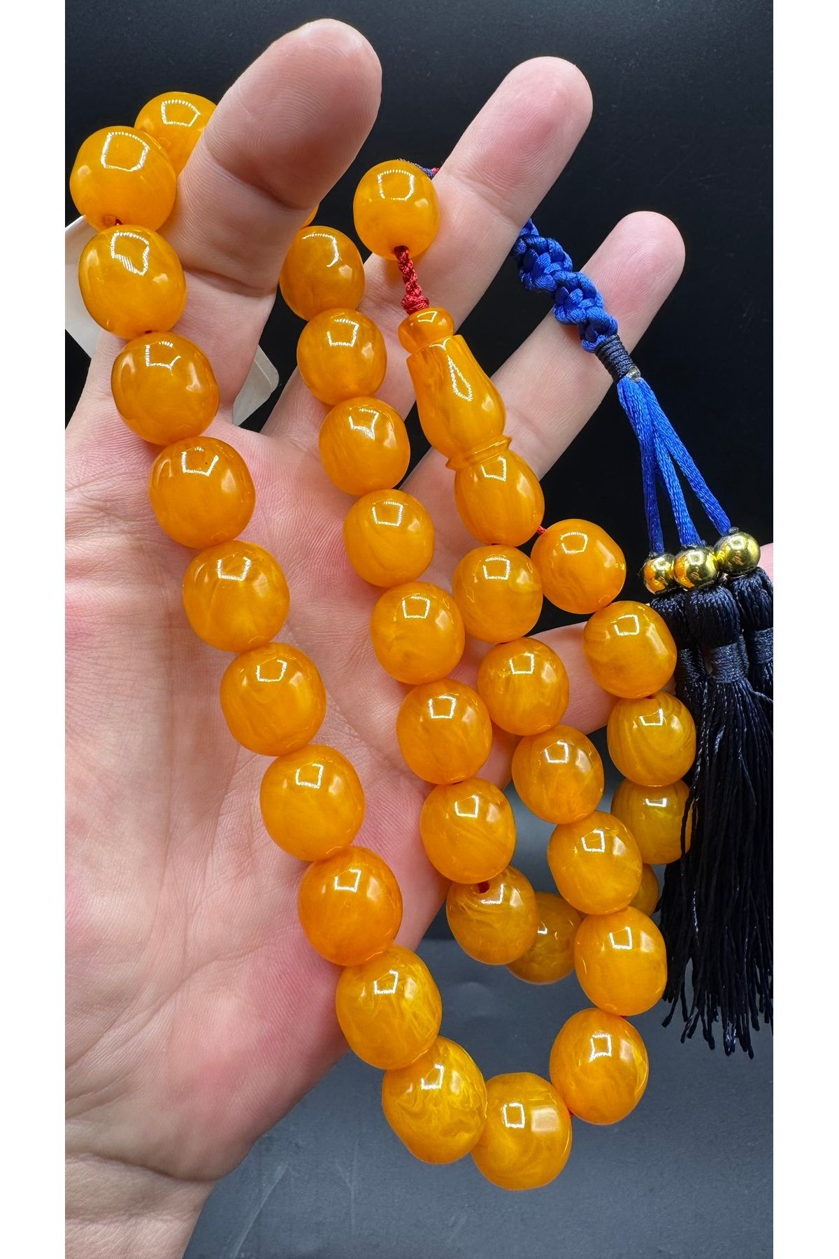 Ayakkabıhane-Firfirik Moire Collectible Orange 98 Gr Faturan Squeeze Amber Rosary Ahtes25 3