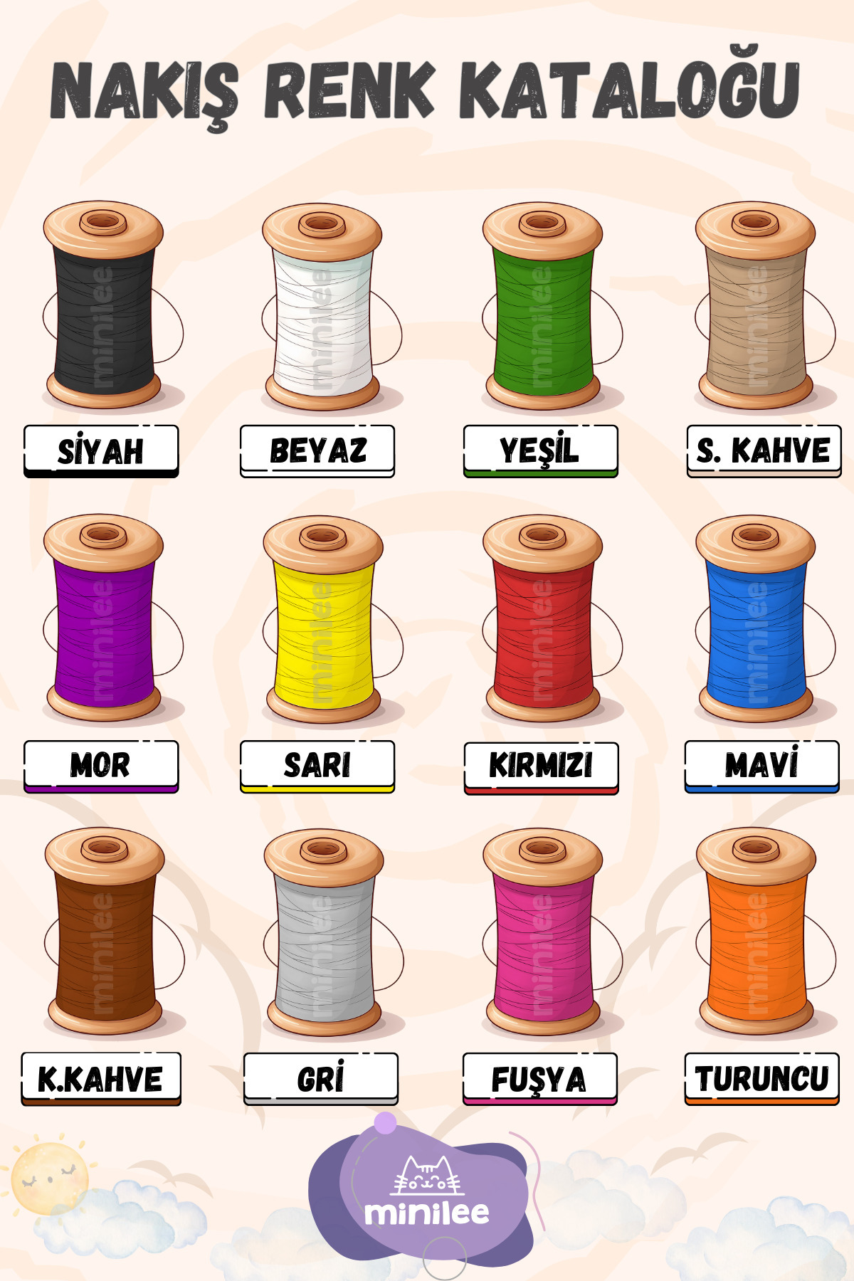 Minilee  [İSTEDİĞİNİZ İSMİ NAKIŞLA YAZIYORUZ] - Sevimli Tavşanlar 0-8 Yaş - Kreş, Anaokulu Çocuk Sırt Çantası - Görsel 5