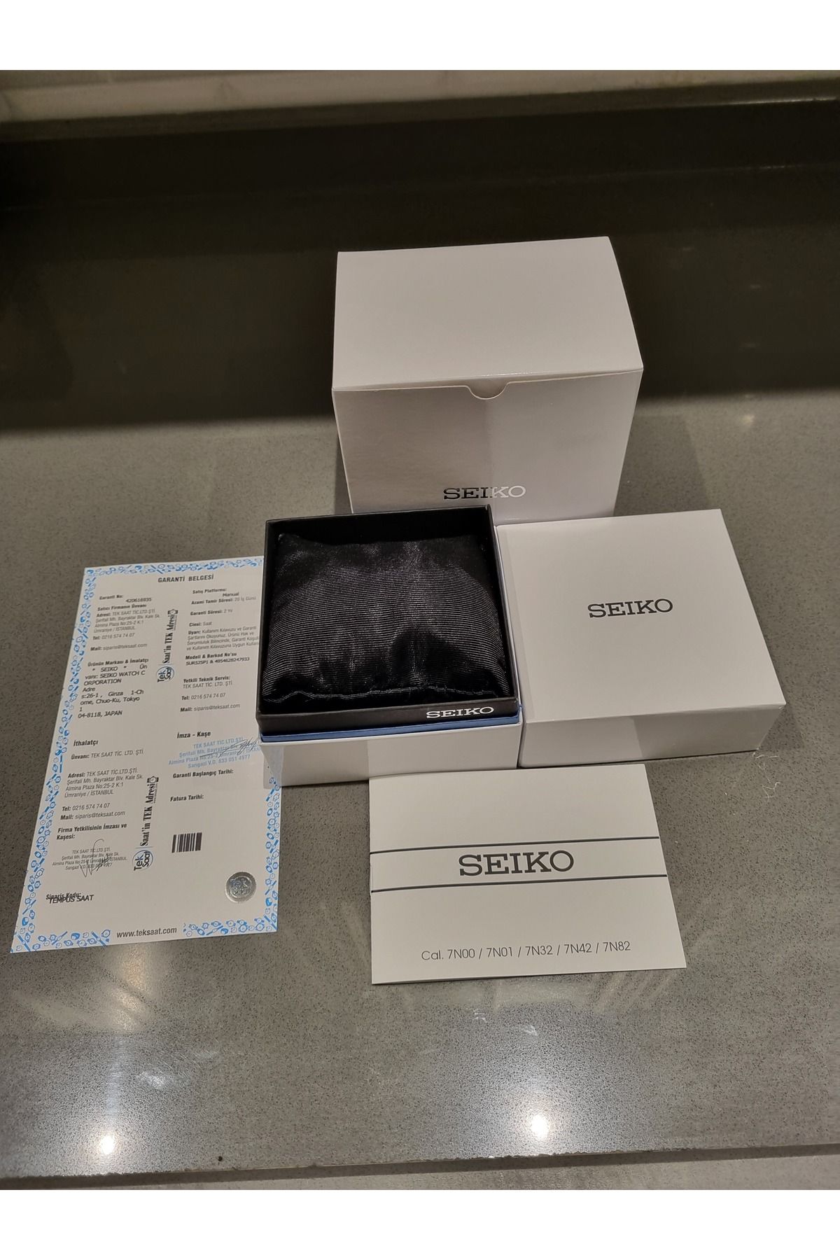 Seiko-ساعة يد سيكو - مقاومة للماء للرجال مع تقويم بقرص فضي 7