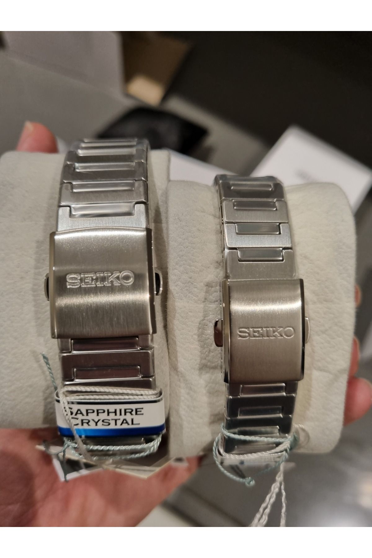 Seiko-Dear Wristwatch - Fermiton Metallic Colored Steel Bracelet 2 Li 6